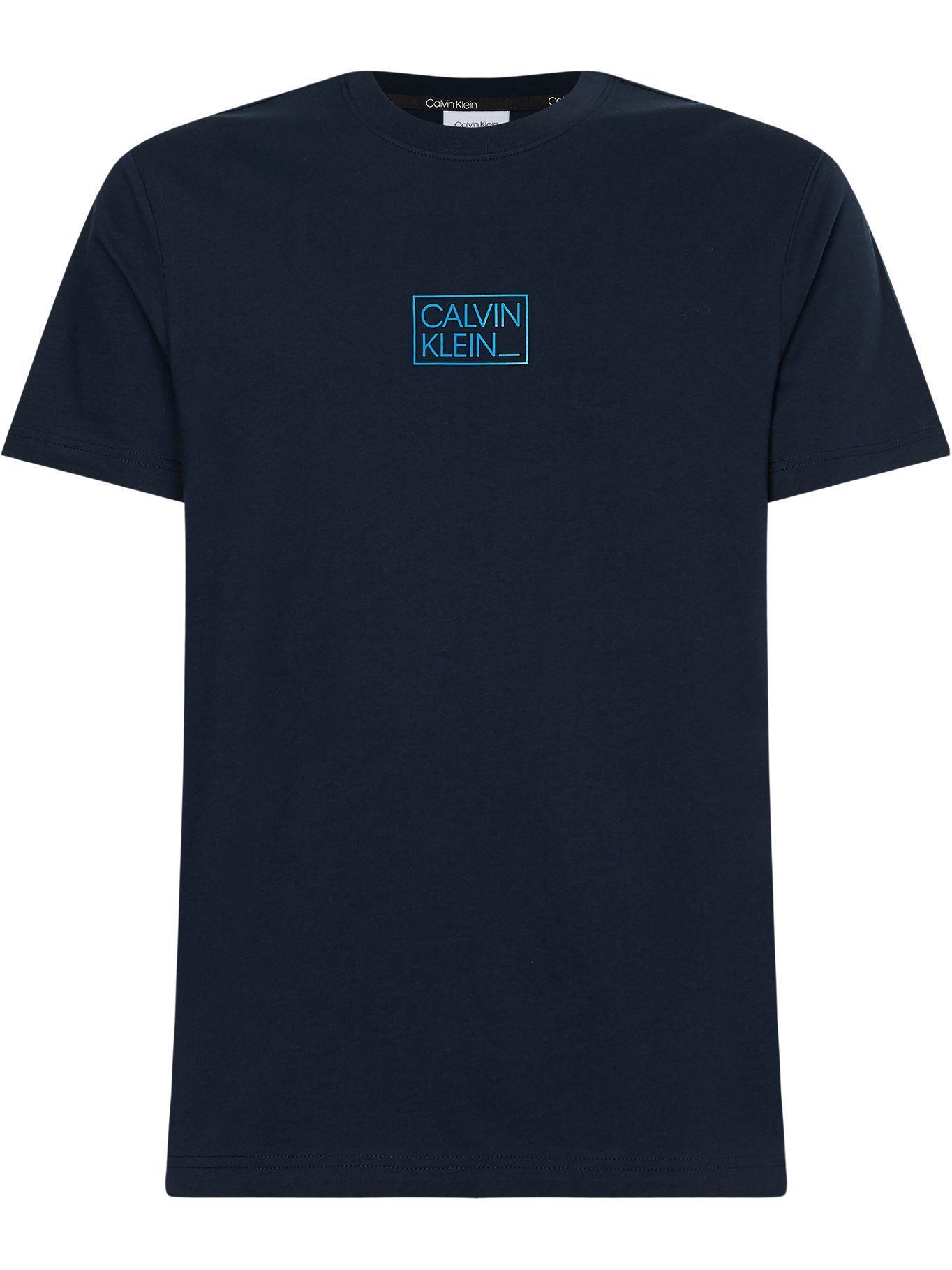 Polera Chest Box Logo Azul Oscuro Calvin Klein-0