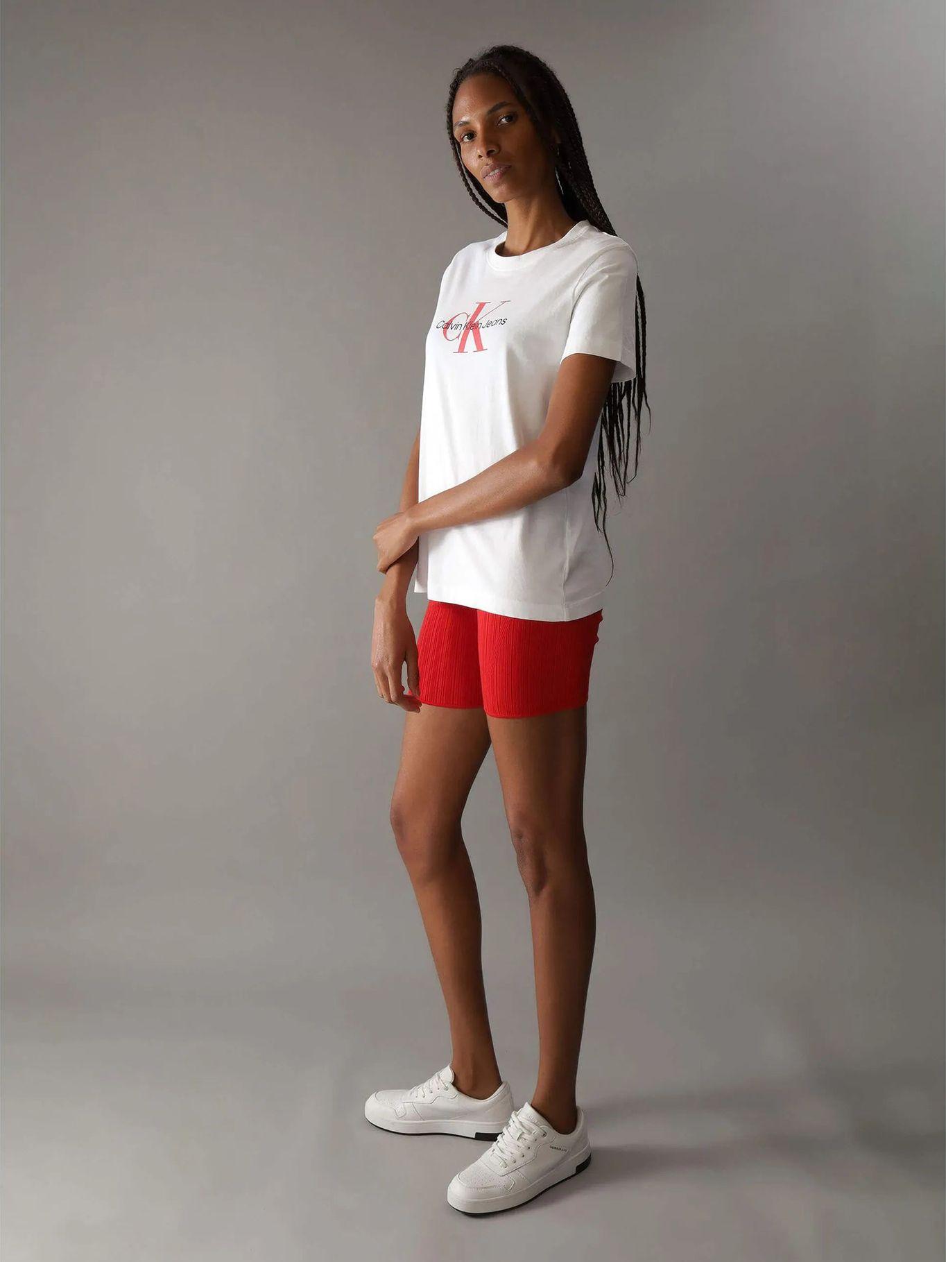 Polera Archival Monologo Regular Blanco Calvin Klein-1