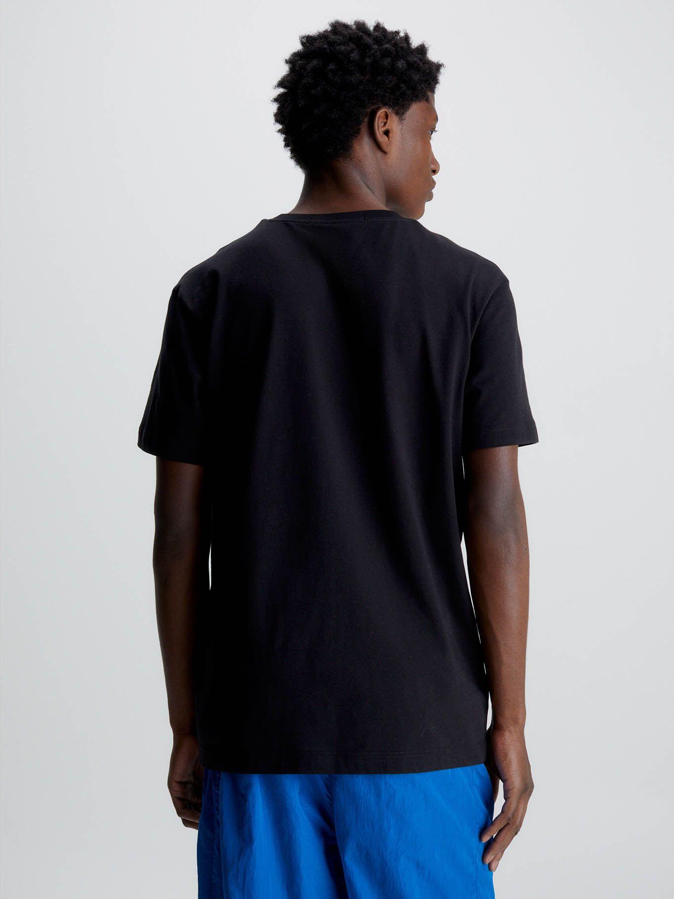 Camiseta holgada de algodón orgánico Negro Calvin Klein J30J322870-BEH-2