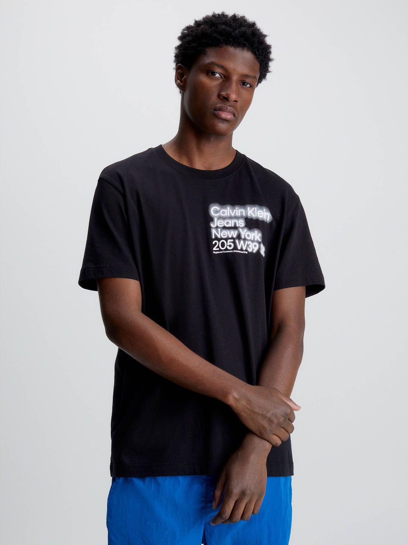 Camiseta holgada de algodón orgánico Negro Calvin Klein J30J322870-BEH-0