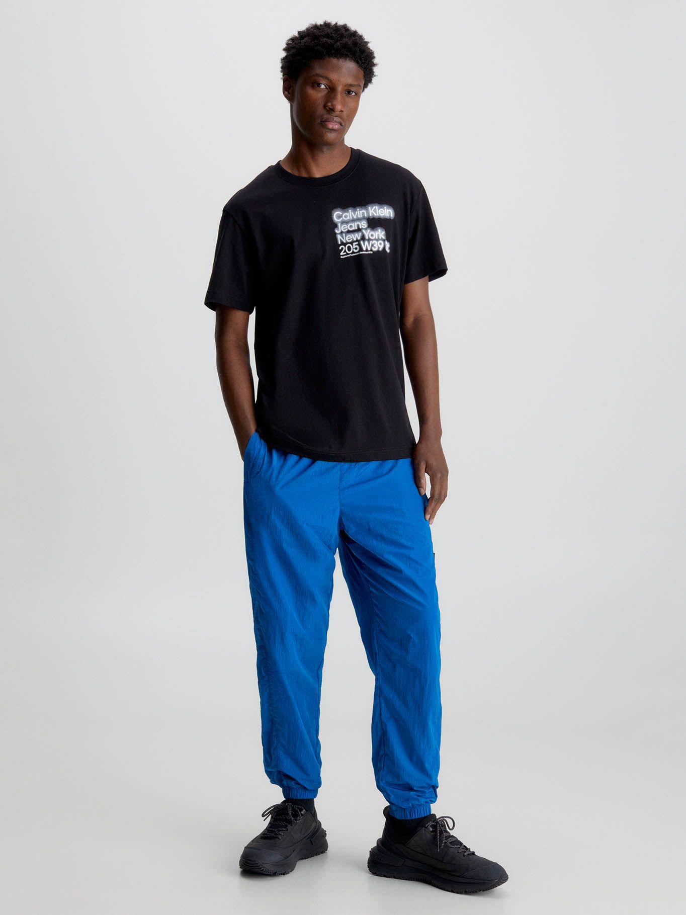 Camiseta holgada de algodón orgánico Negro Calvin Klein J30J322870-BEH-1