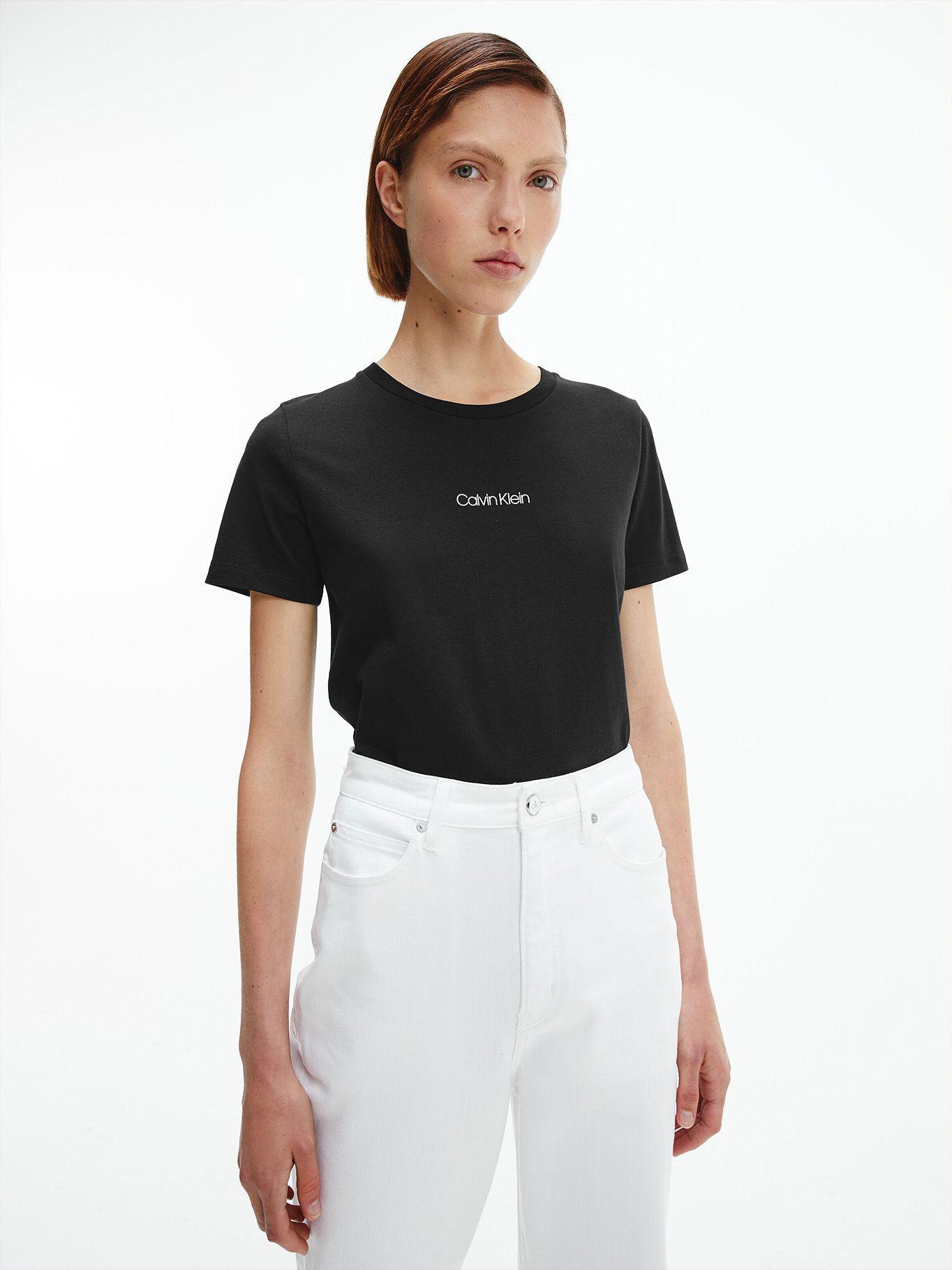Polera Mini Calvin Klein Negro Calvin Klein-0