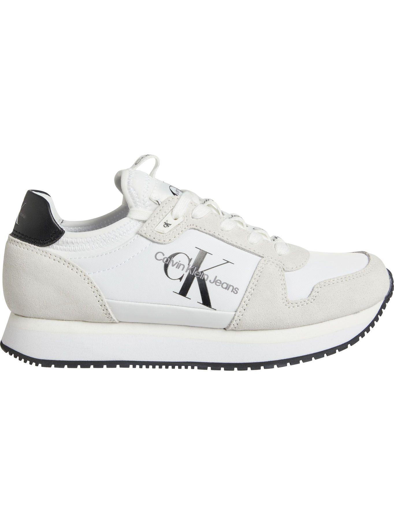 Zapatilla Sock Laceup Blanco Calvin Klein-0