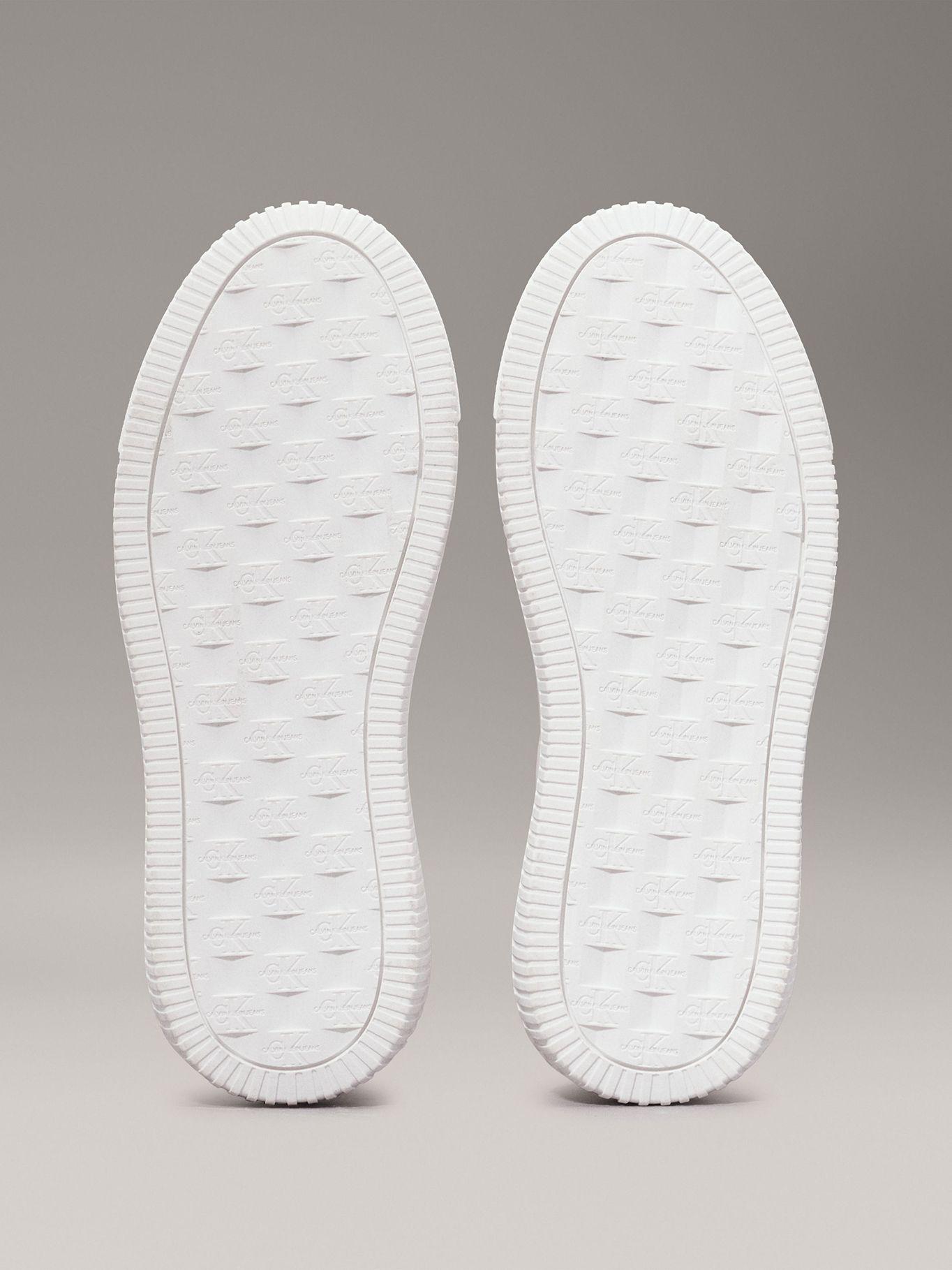 Zapatillas de Cuero Chunky Mono Blanco Calvin Klein-3