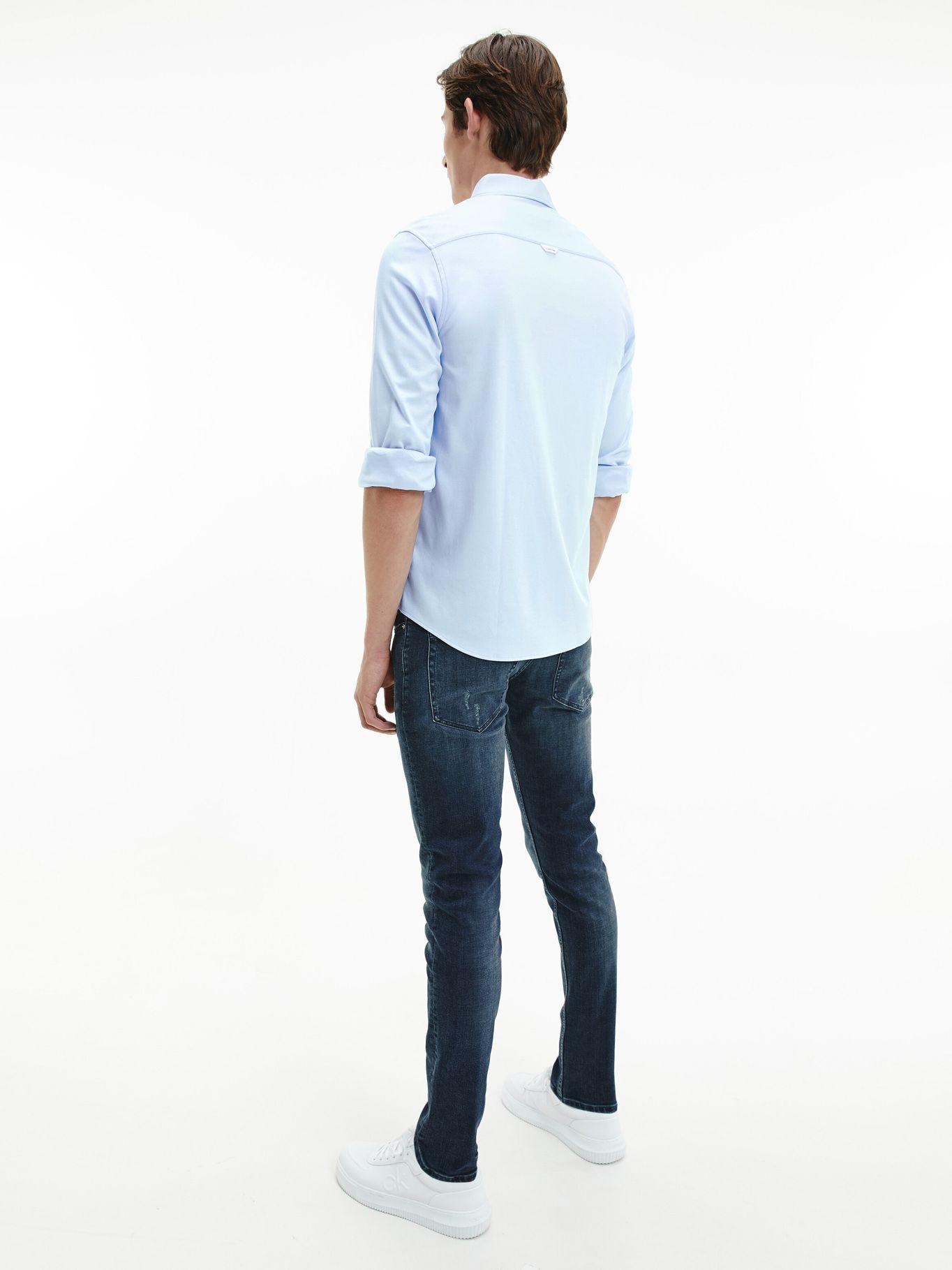 Camisa Knitted  Azul Calvin Klein-1