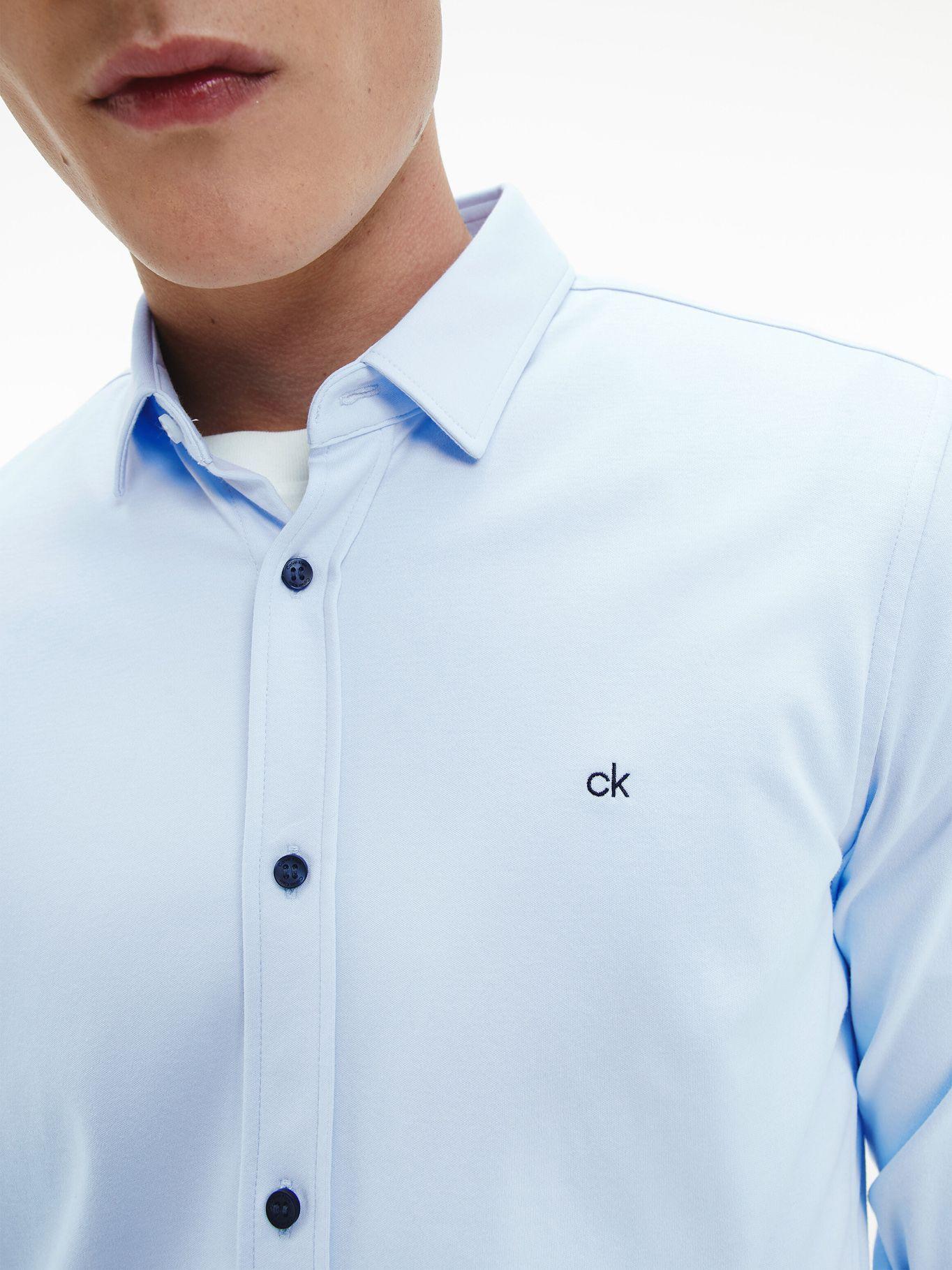 Camisa Knitted  Azul Calvin Klein-2