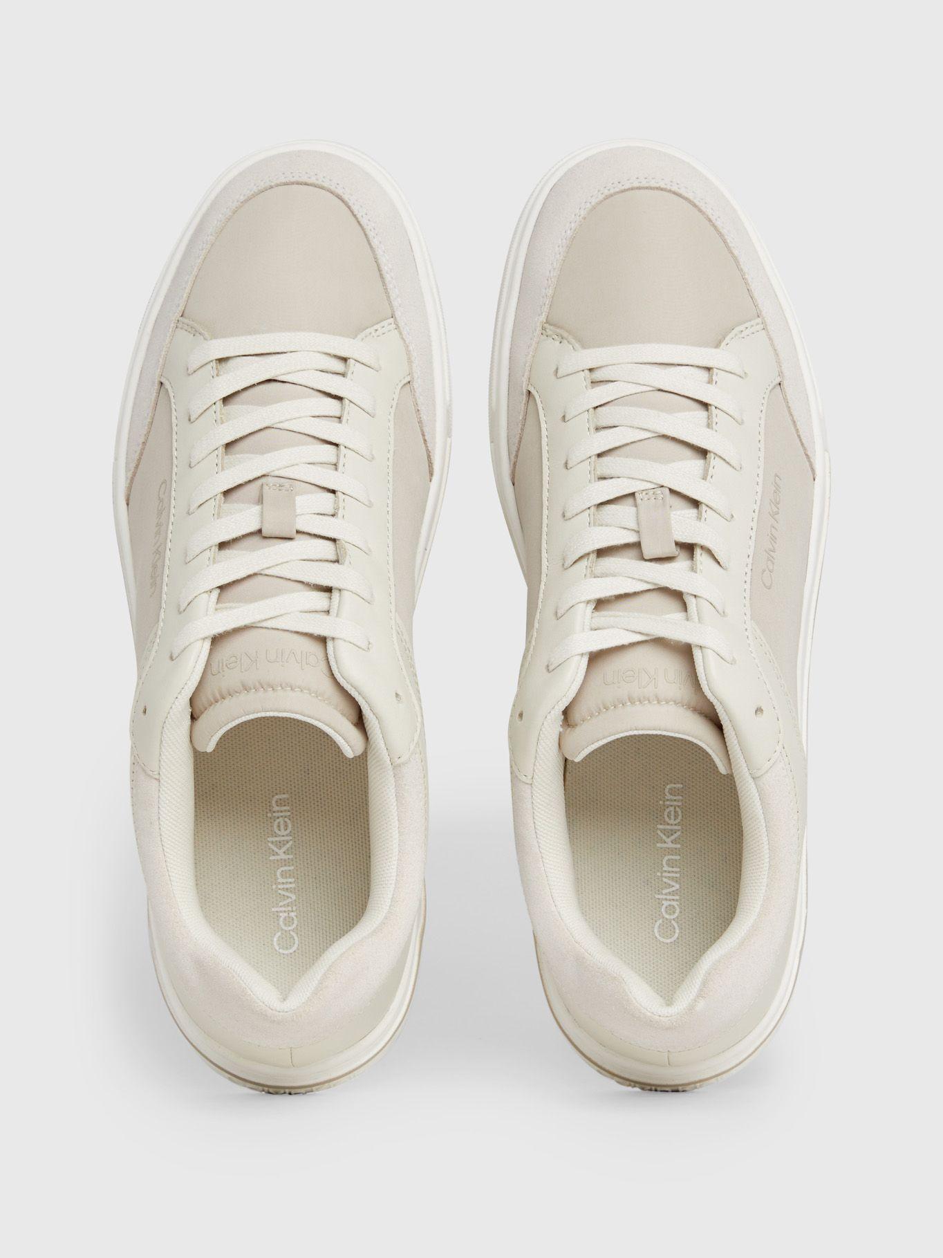 Zapatillas Low Top Lace Up Mix Beige Calvin Klein-2