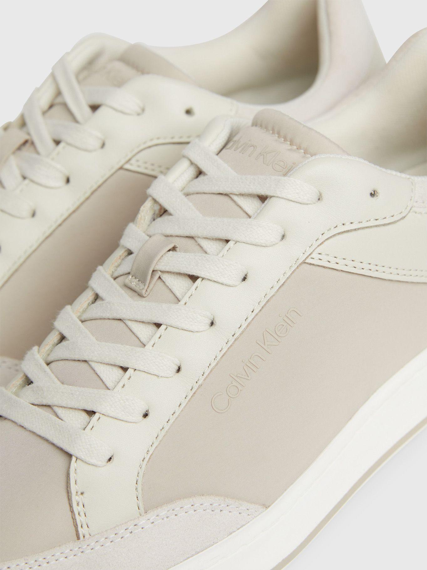 Zapatillas Low Top Lace Up Mix Beige Calvin Klein-6