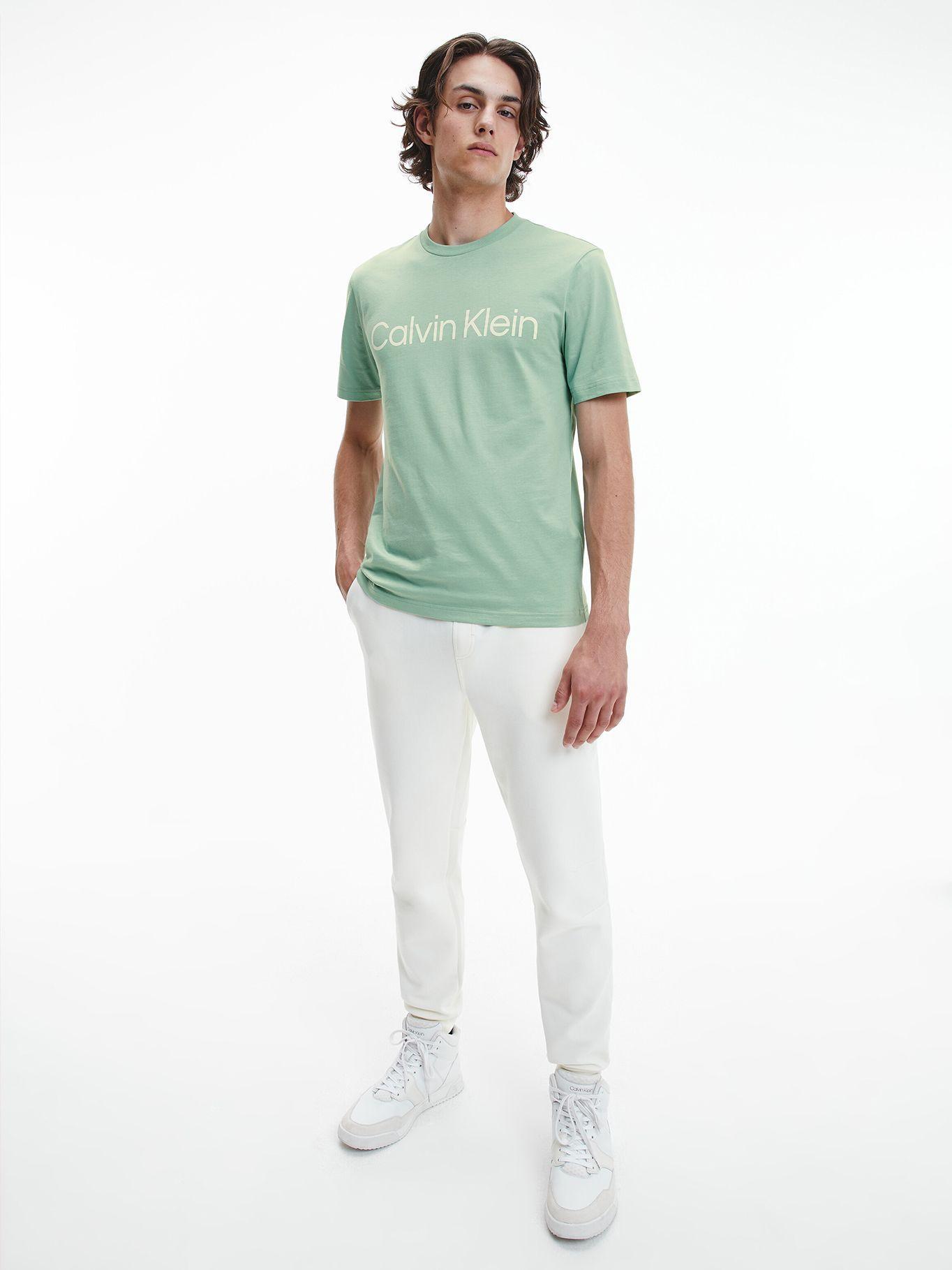 Polera Cotton Front Verde Calvin Klein-1