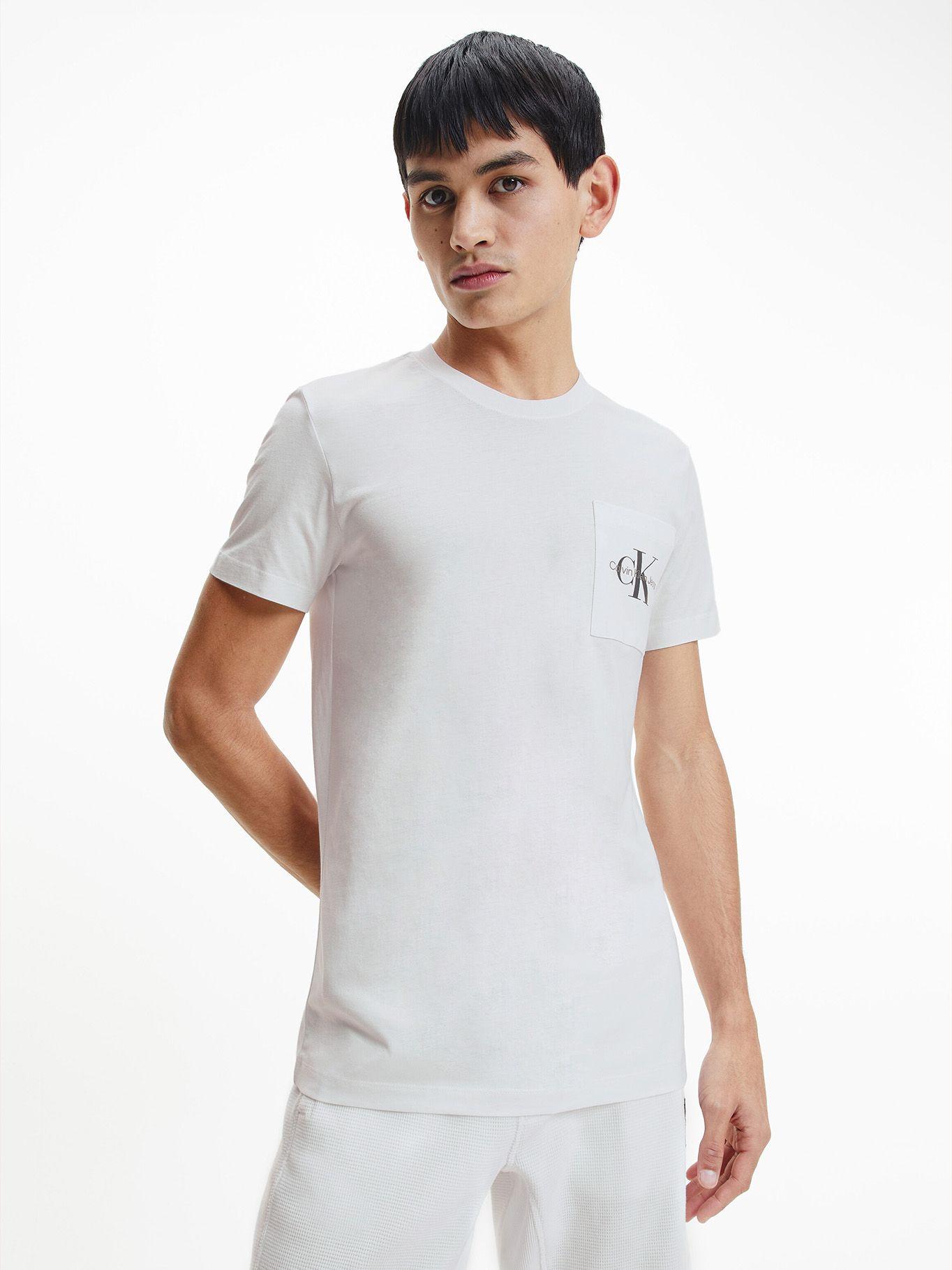 Polera Pocket YAF Blanco Calvin Klein-0