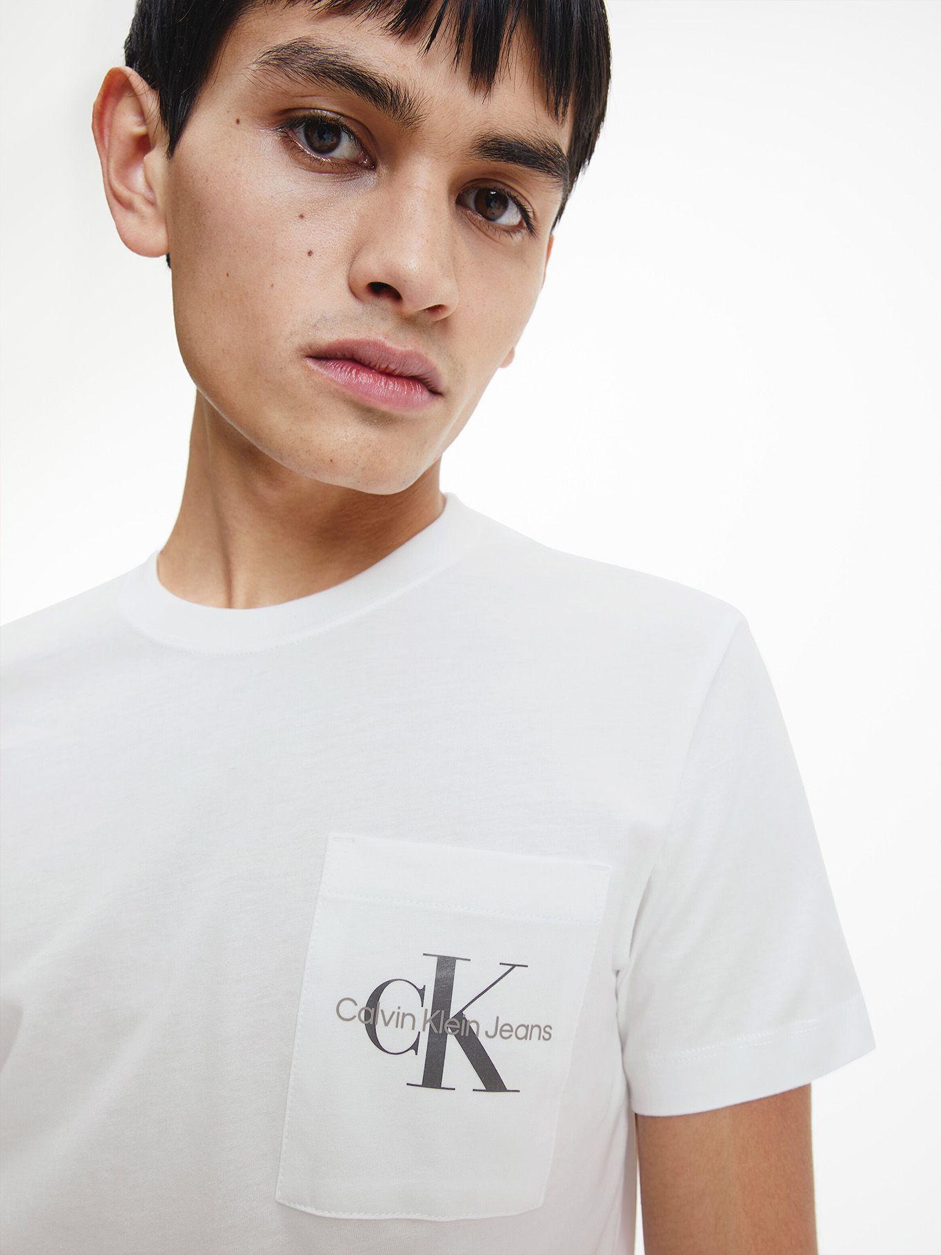 Polera Pocket YAF Blanco Calvin Klein-3