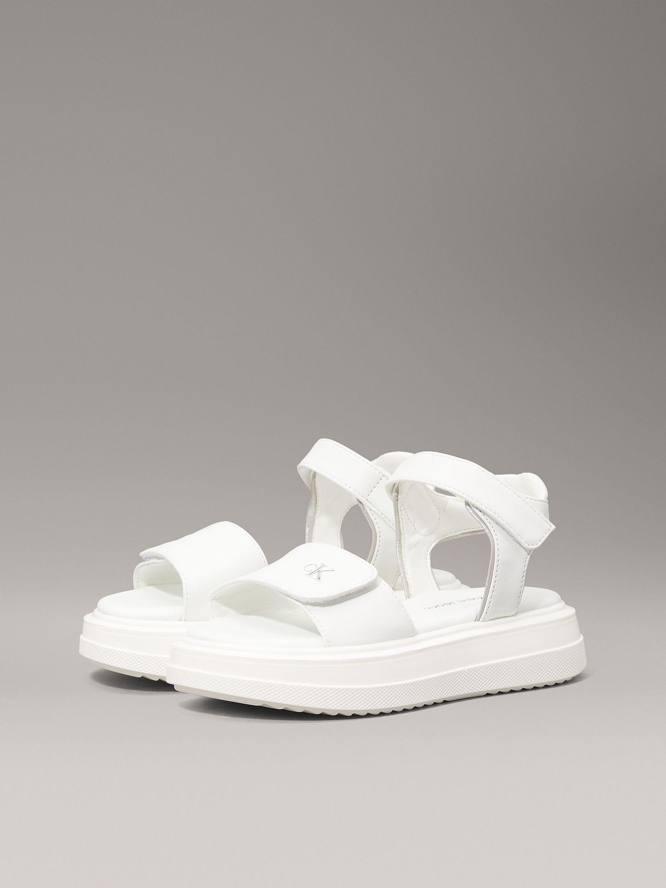 Sandalias Niña con Velcro Blanco Calvin Klein-0