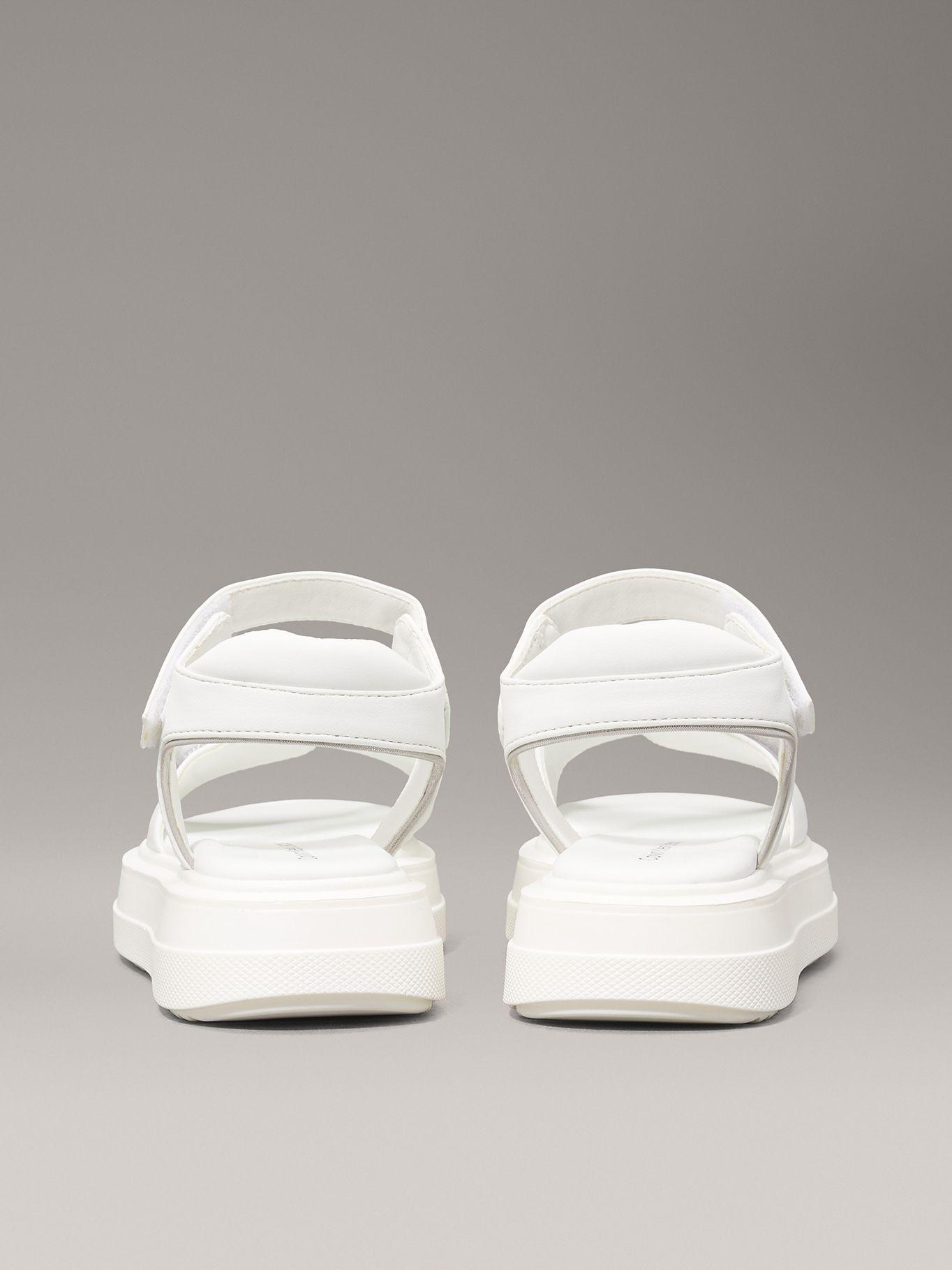 Sandalias Niña con Velcro Blanco Calvin Klein-1