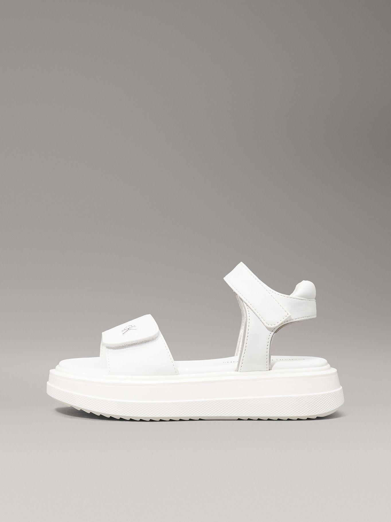 Sandalias Niña con Velcro Blanco Calvin Klein-5