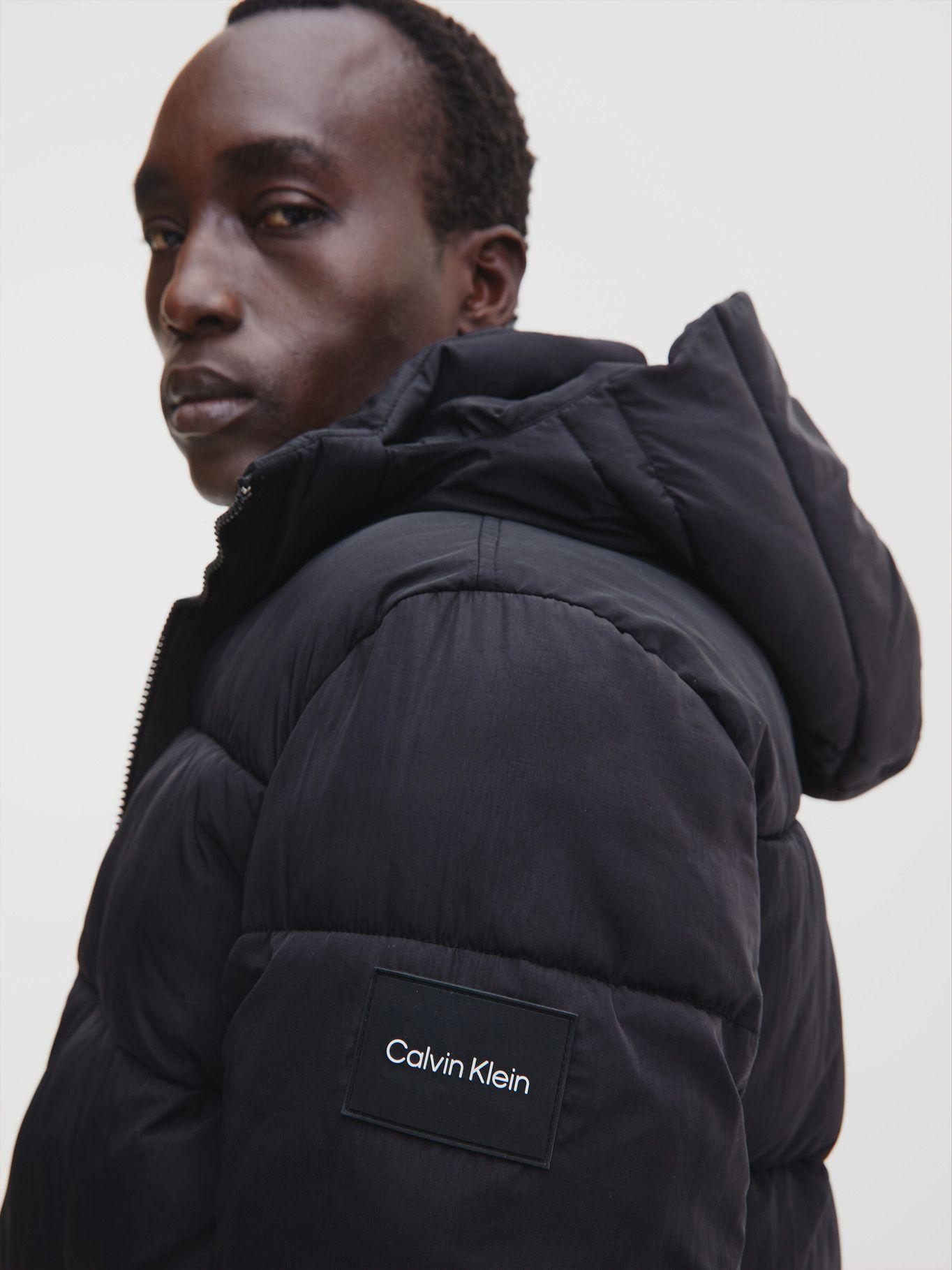 Parka Crinkle Nylon Puffer Negro Calvin Klein-3
