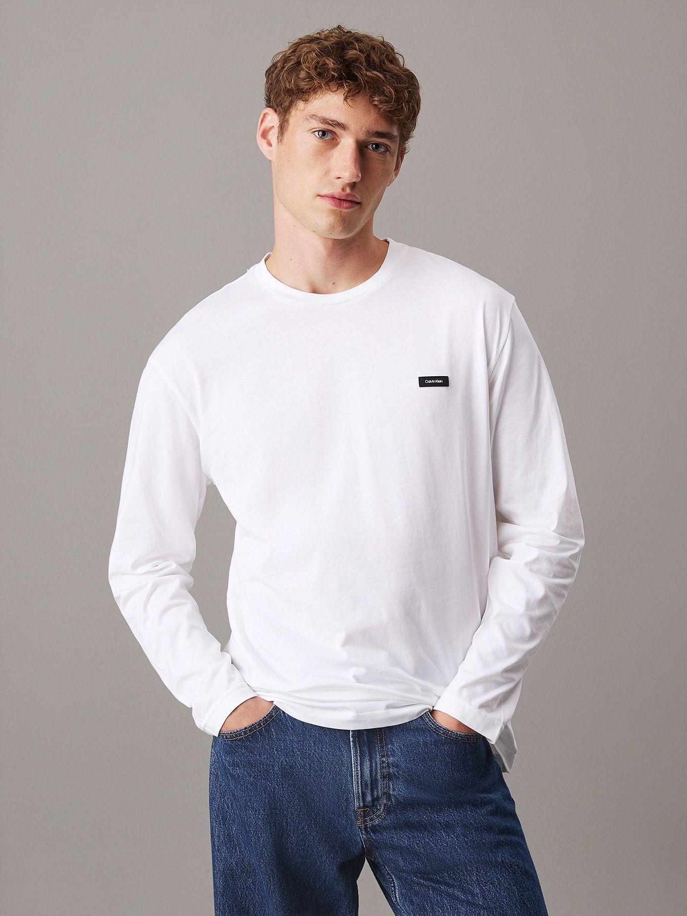 Polera LS Cotton Comfort Blanco Calvin Klein-0