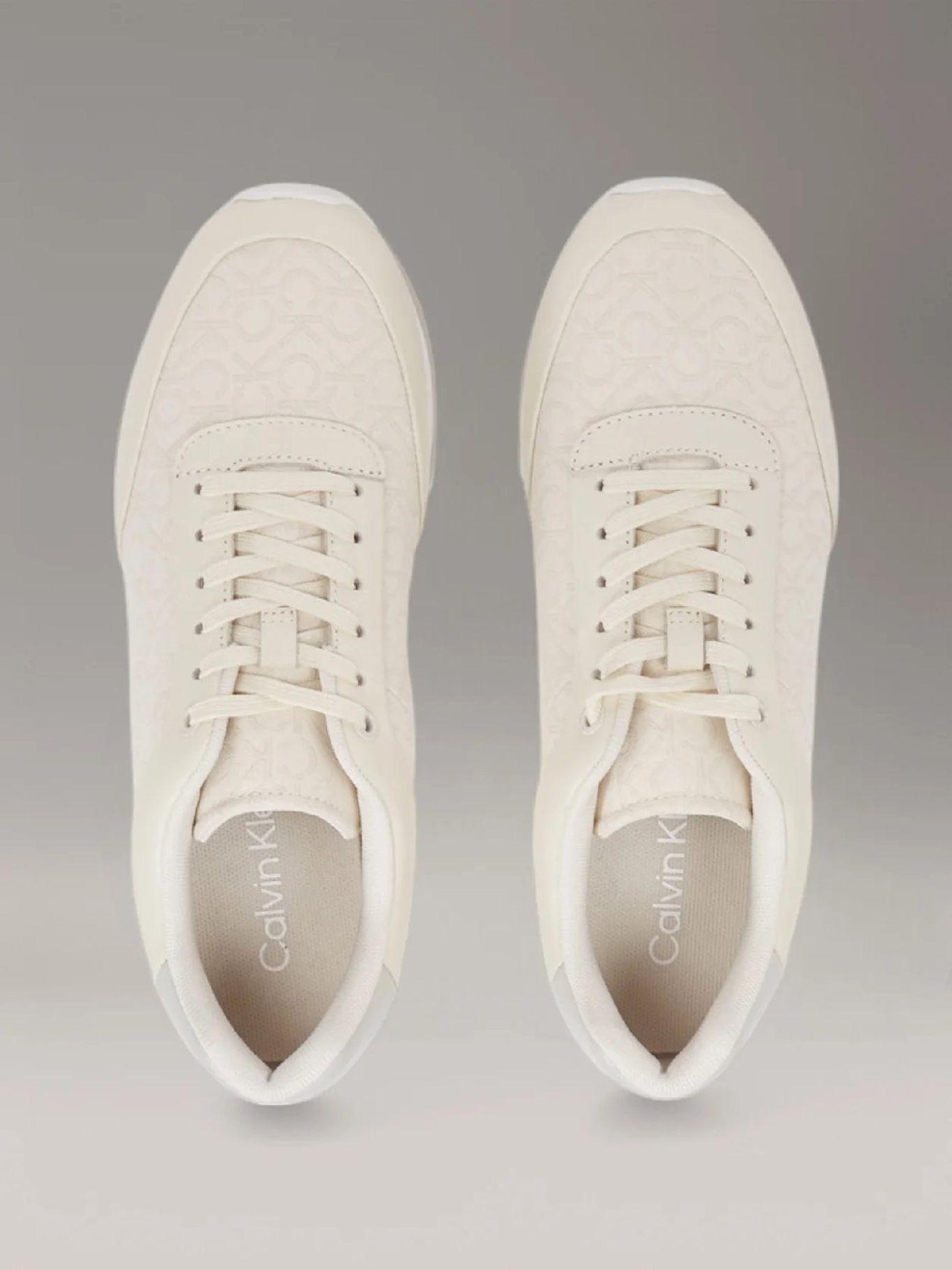 Zapatilla Runner Lace Up Beige Calvin Klein-2