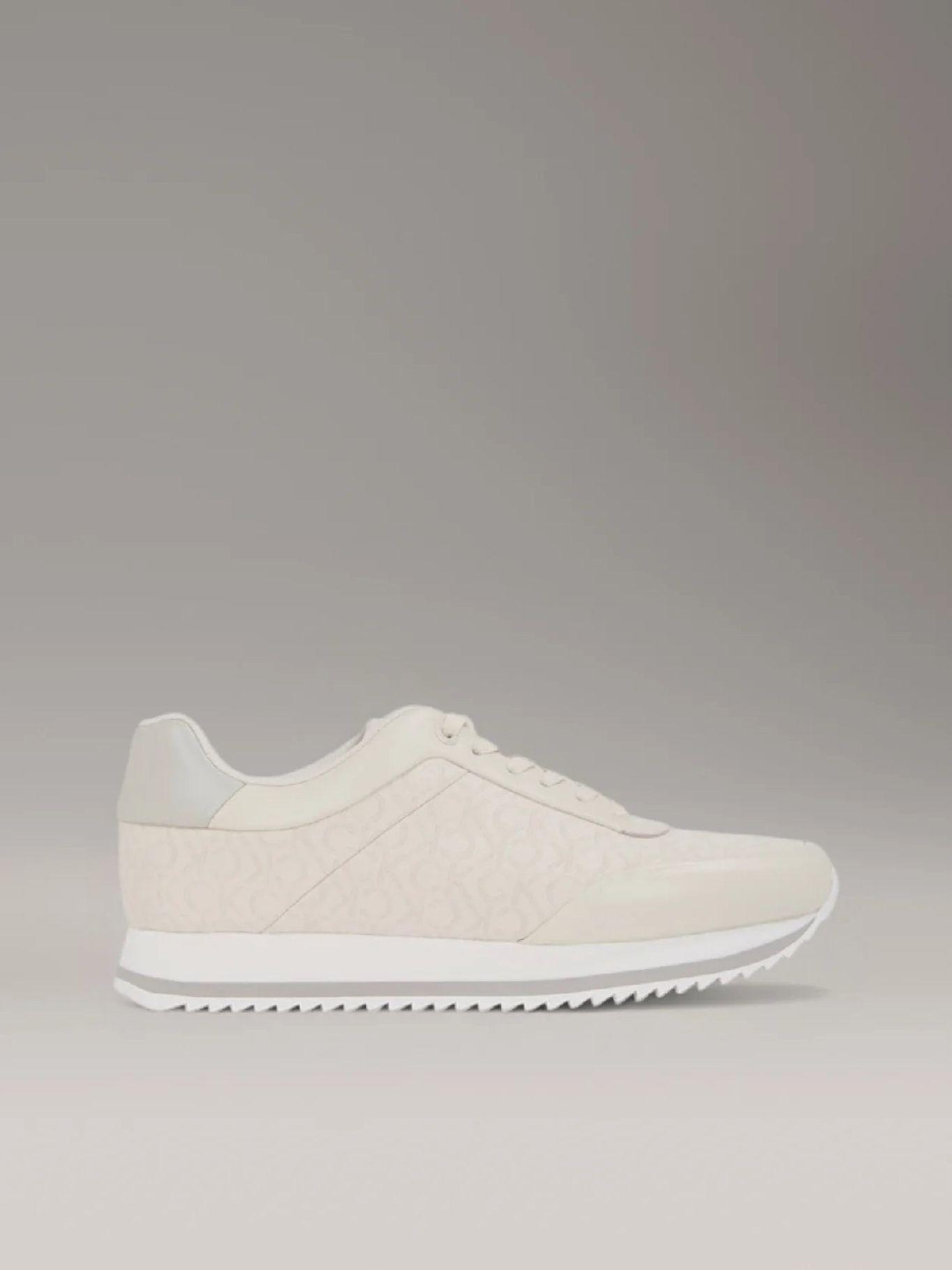 Zapatilla Runner Lace Up Beige Calvin Klein-3