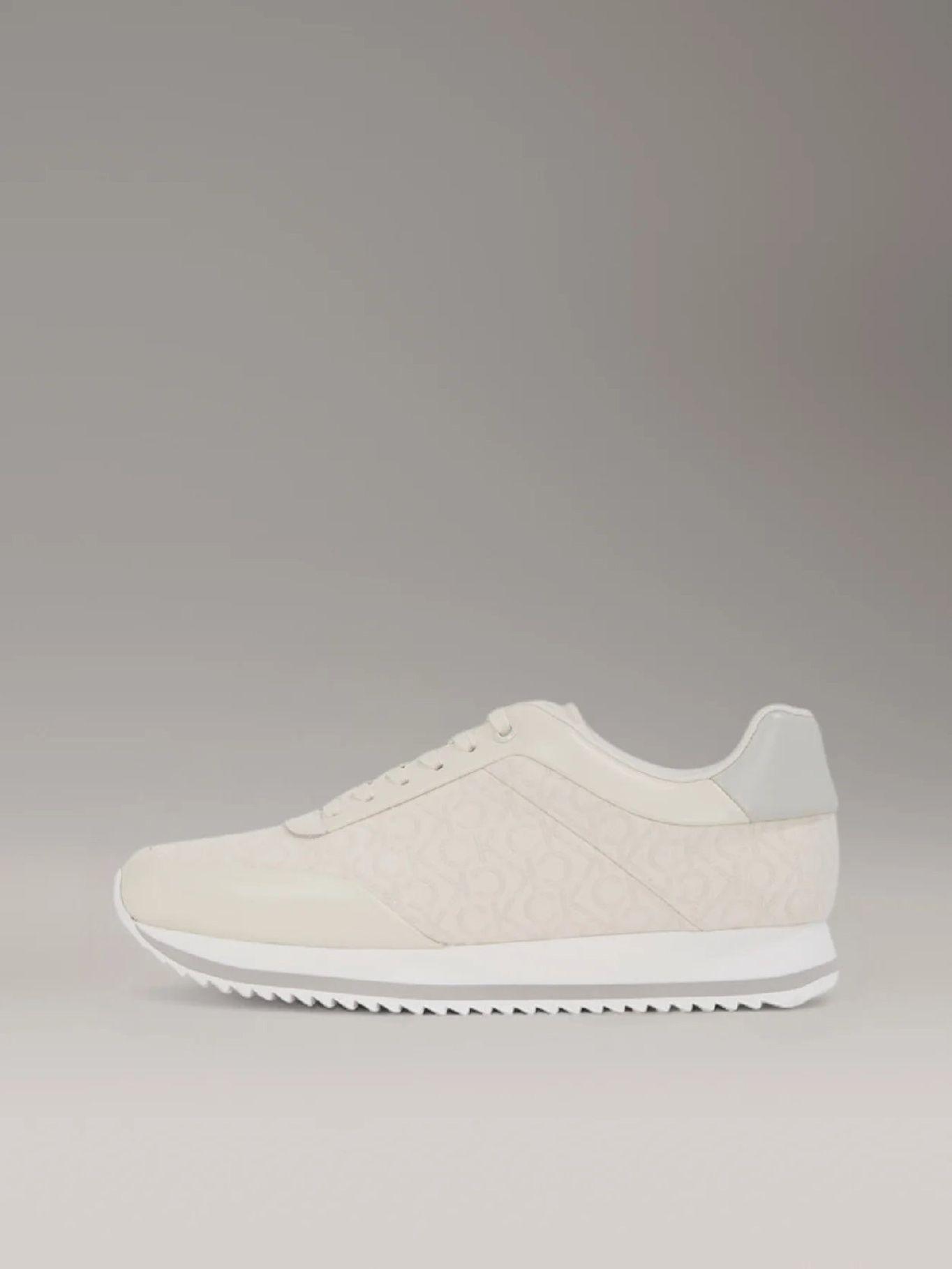 Zapatilla Runner Lace Up Beige Calvin Klein-4