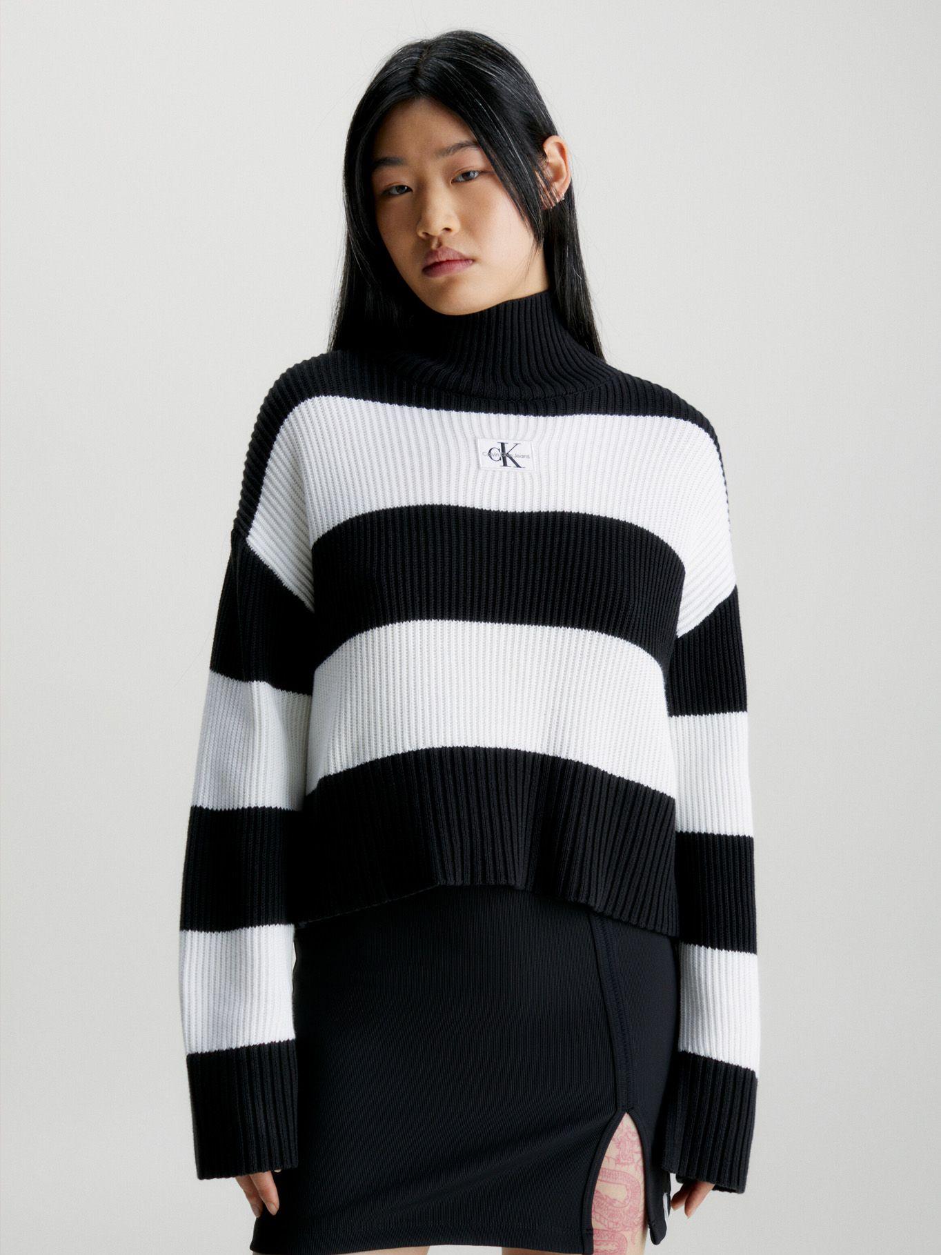 Sweater Label Chunky Negro 0GO-0