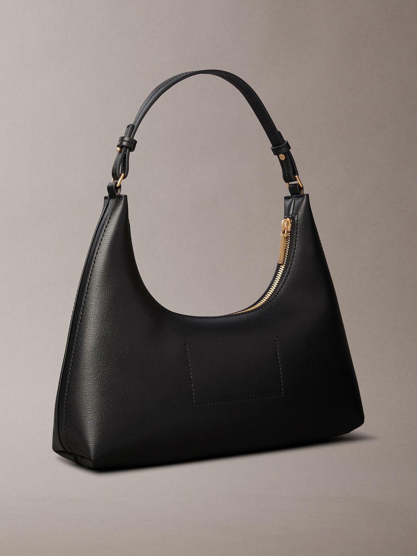 Cartera Hombro Logo Detalle Metálico Negro Calvin Klein-2