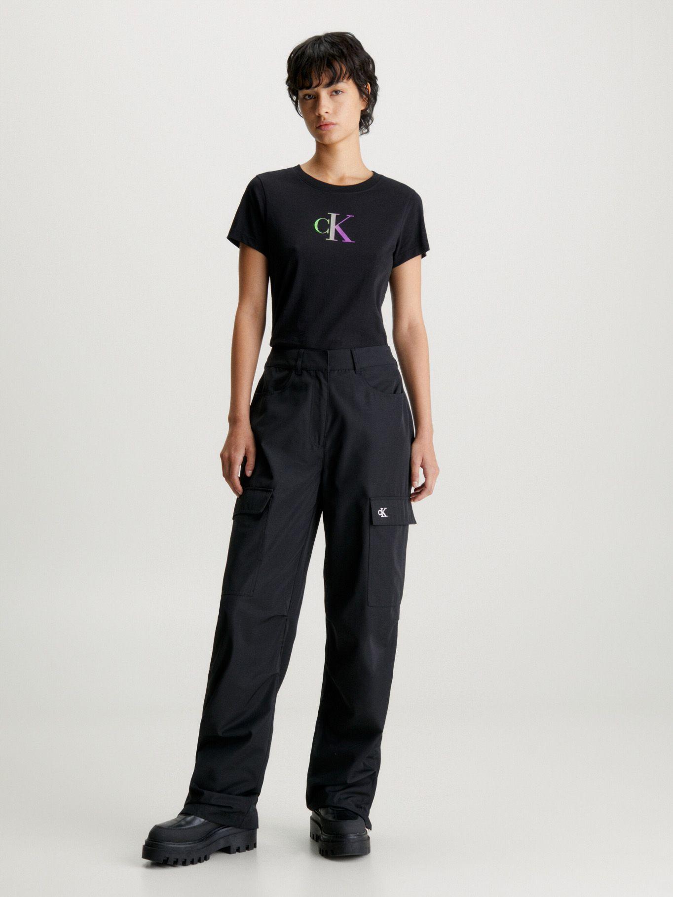 Polera Gradient Ck Negro-1