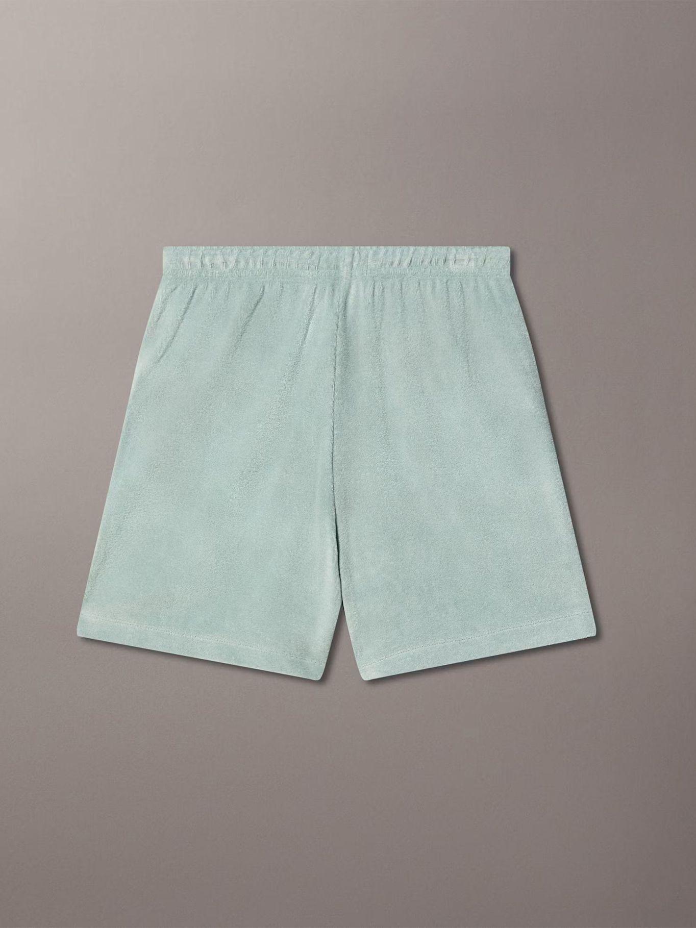 Short Niño Towelling Texture Verde Calvin Klein-1