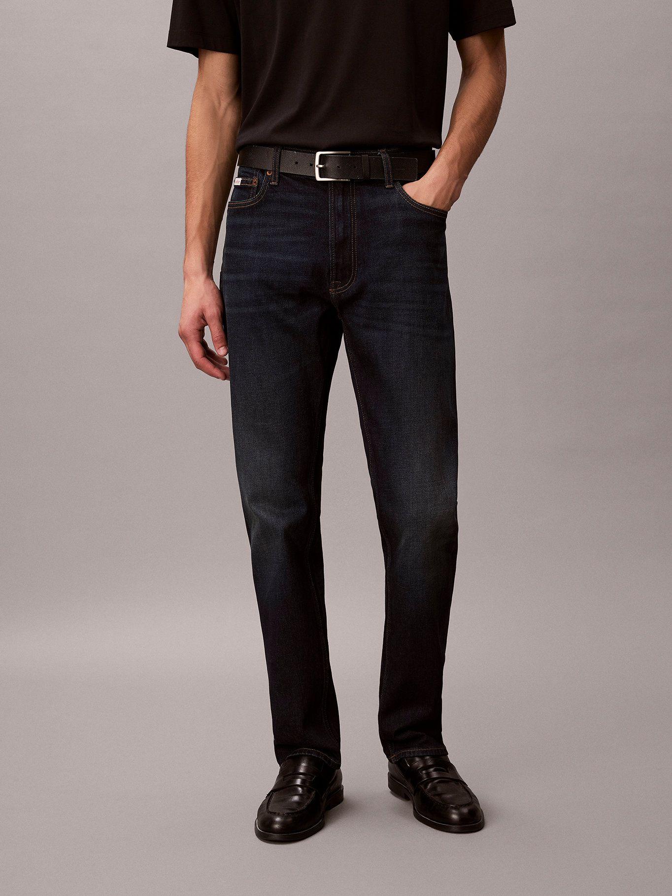 Jeans Slim Straight Azul Calvin Klein-1