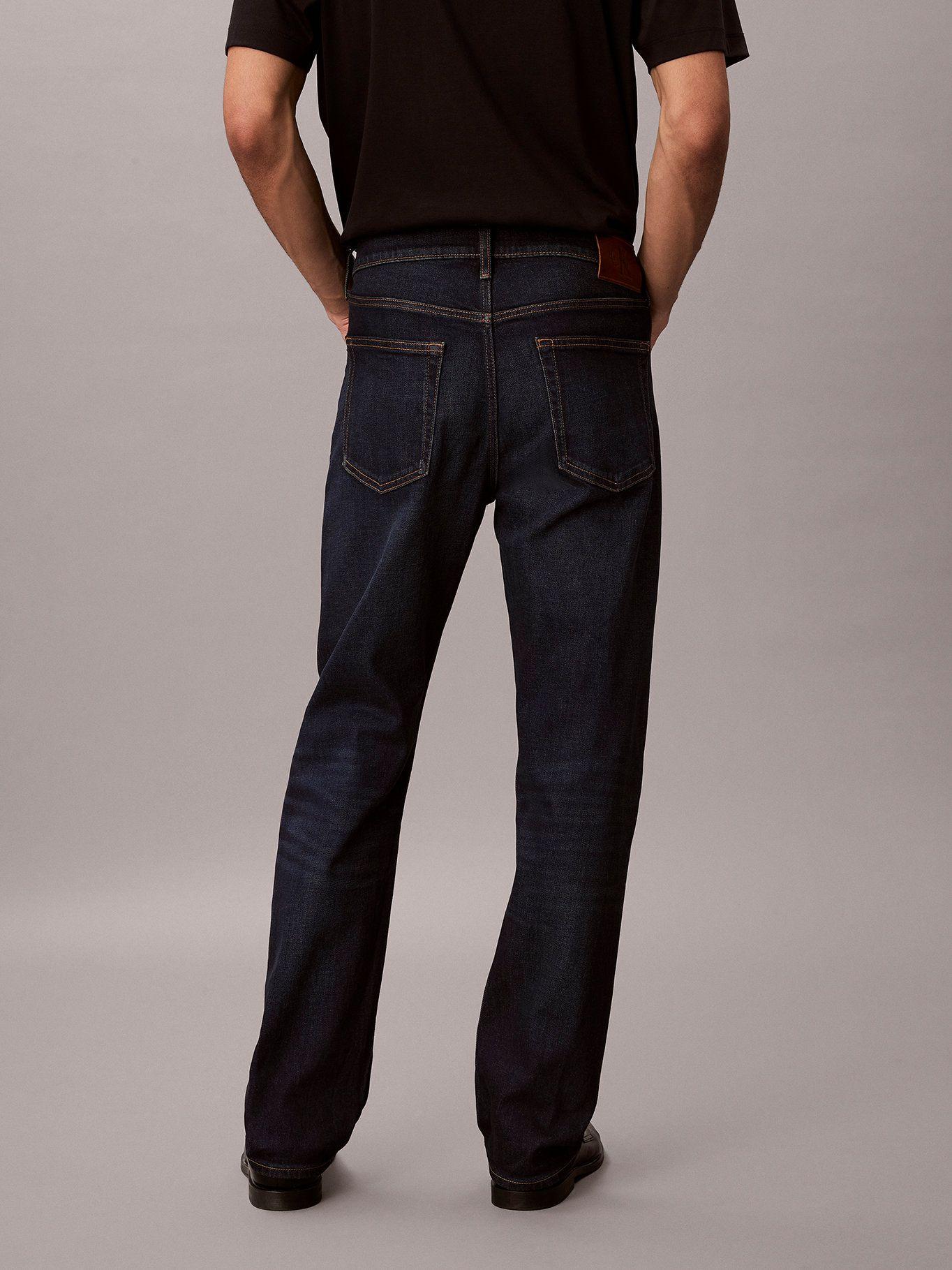 Jeans Slim Straight Azul Calvin Klein-4