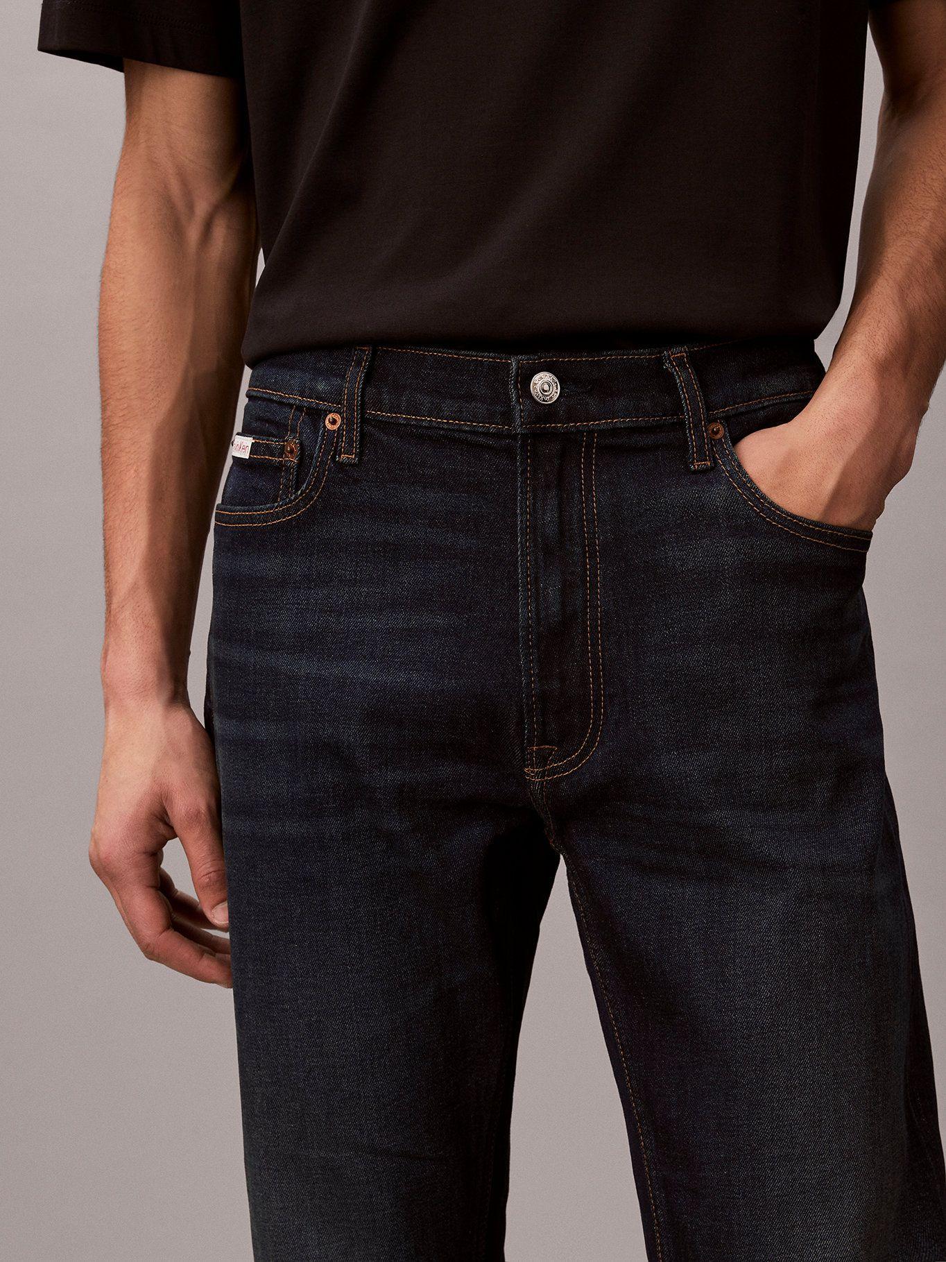 Jeans Slim Straight Azul Calvin Klein-5