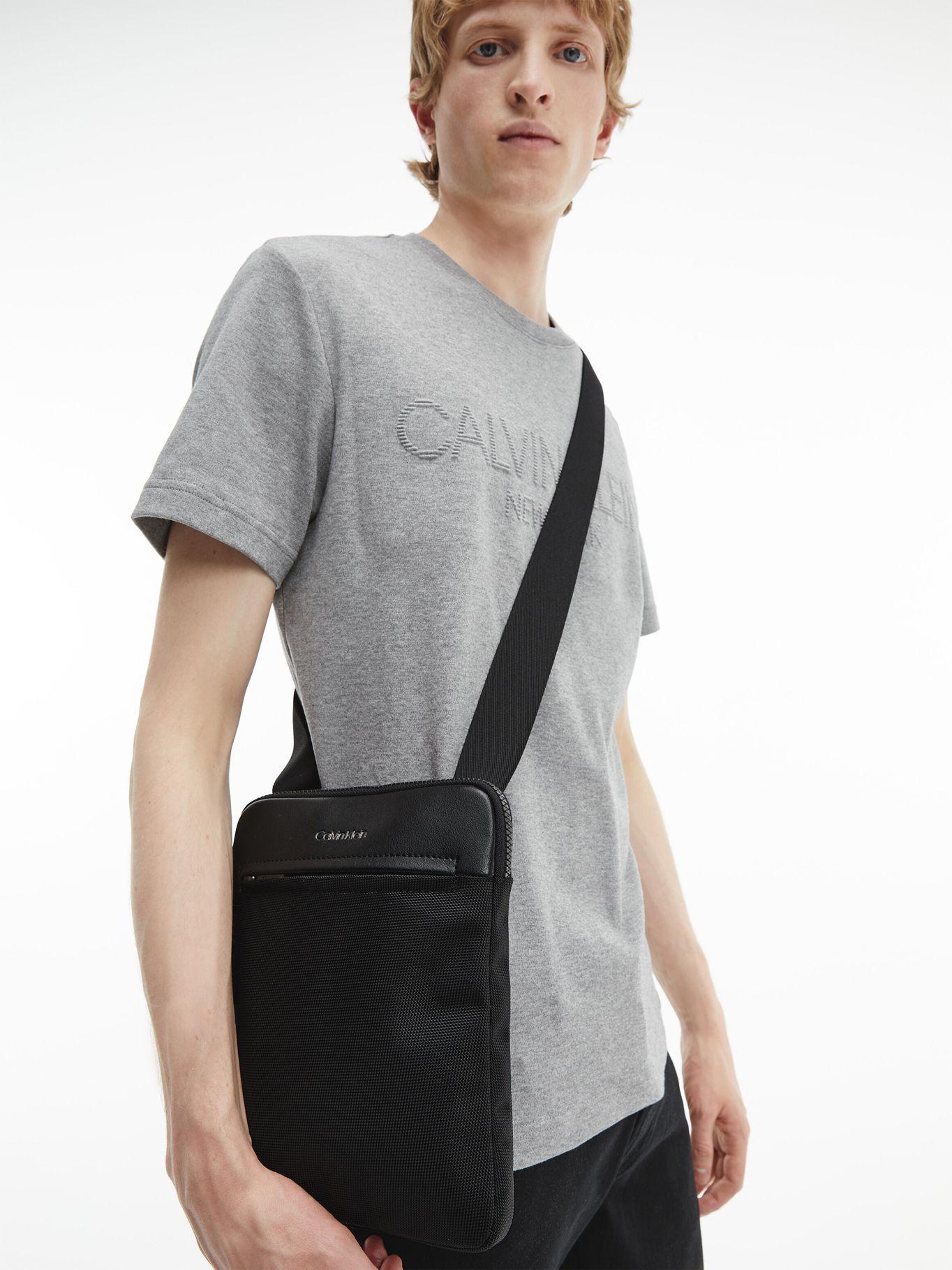 Messenger Flat CK Insert Negro Calvin Klein Hombre-3