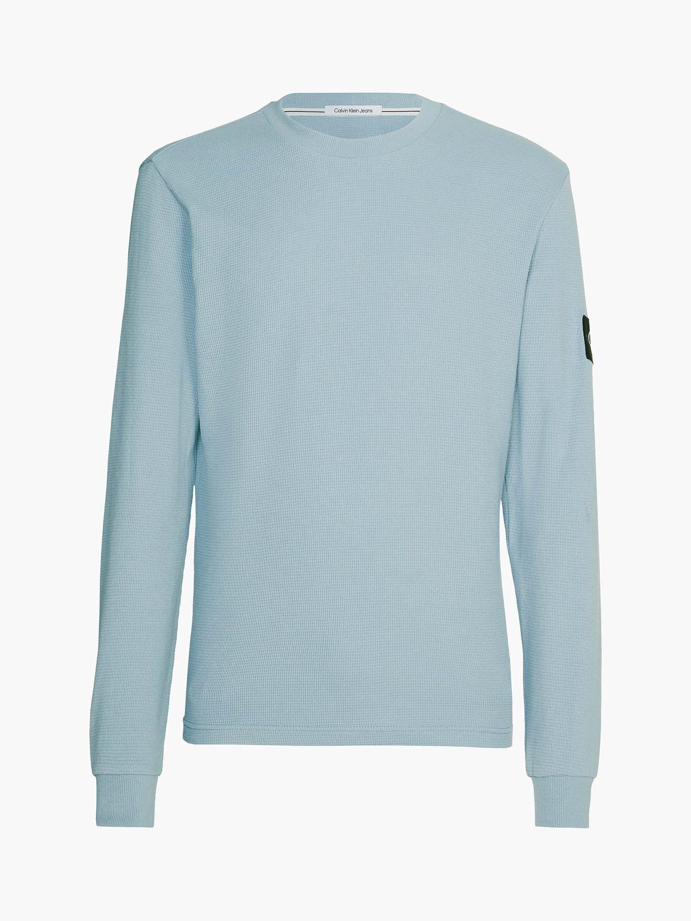 Camiseta de manga larga de algodón orgánico Celeste Calvin Klein-5
