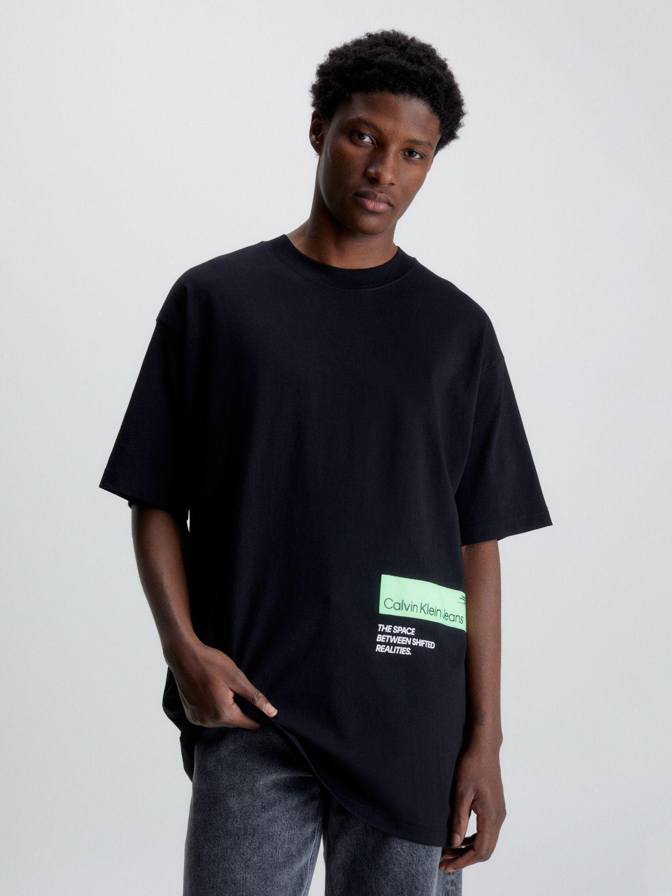 Polera Hyper Real Tape Negro Calvin Klein-0