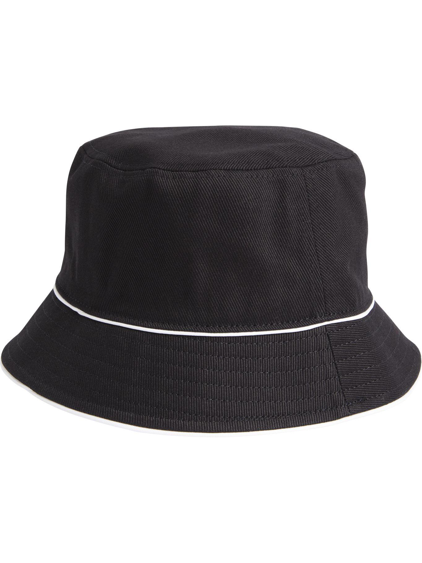 Gorro de pescador con logo en relieve Negro Calvin Klein-1