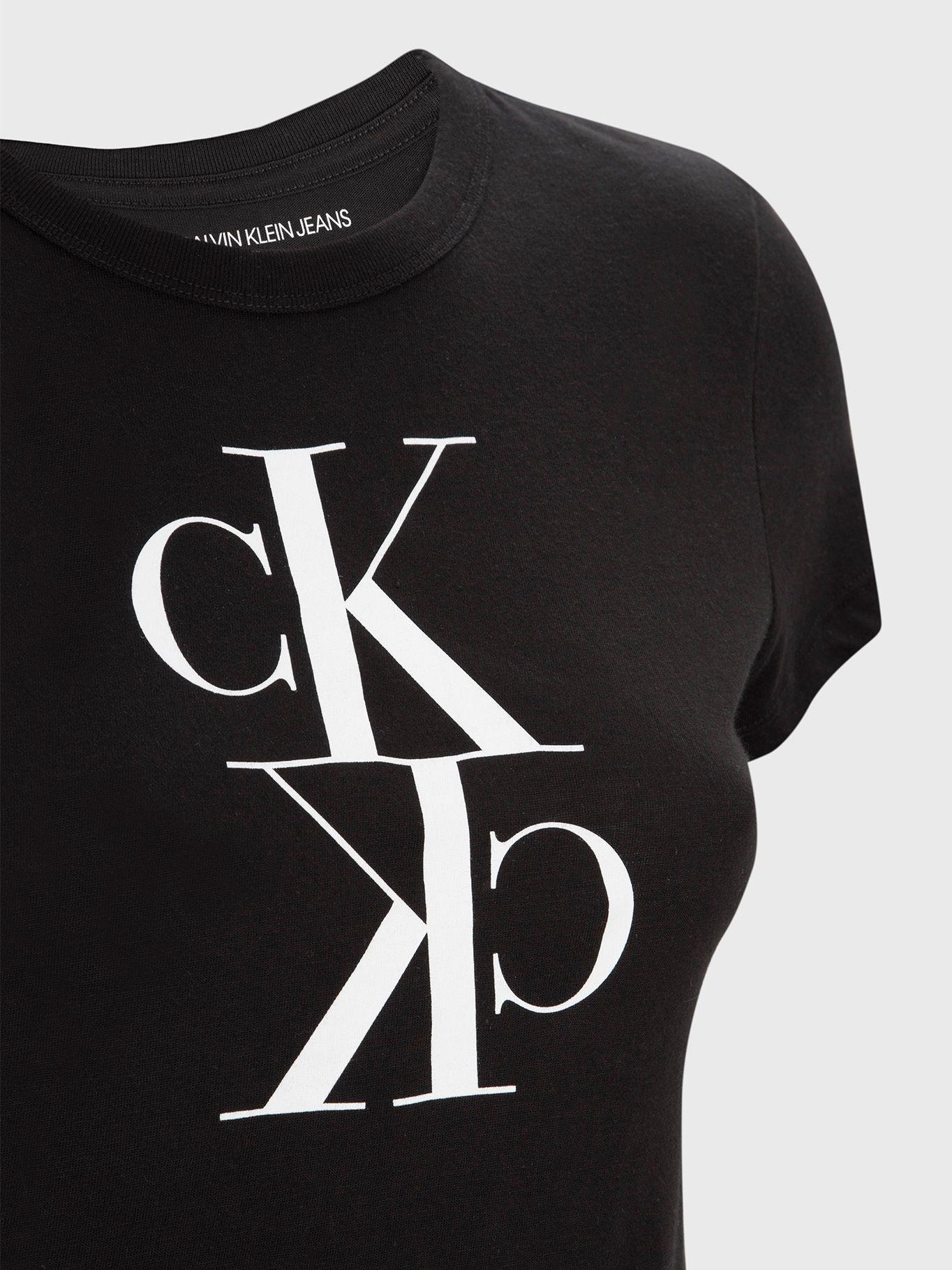 Polera Reverse Negro Calvin Klein-2