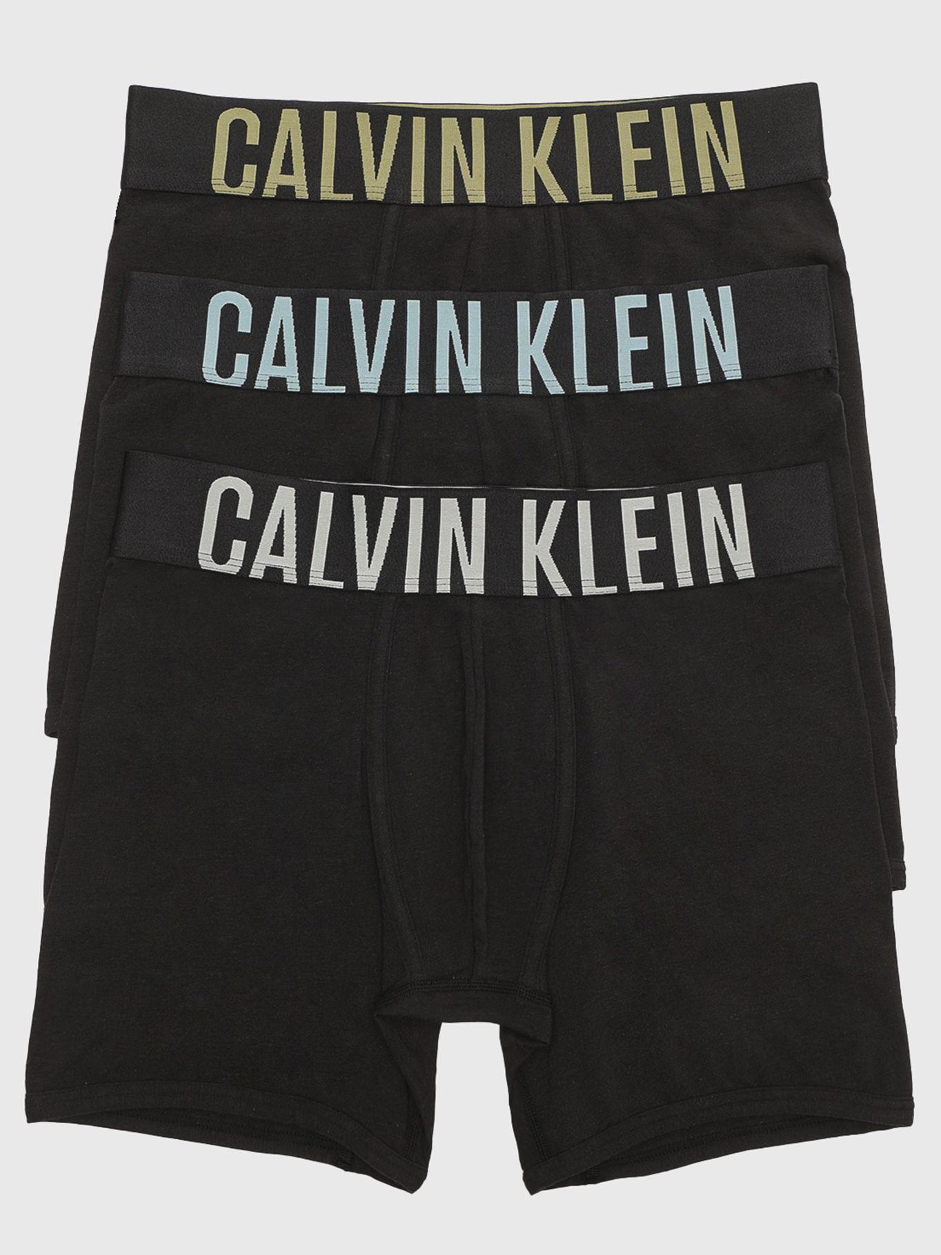 Pack 3 Boxers Largos - Intense Power Cotton Negro Calvin Klein-0