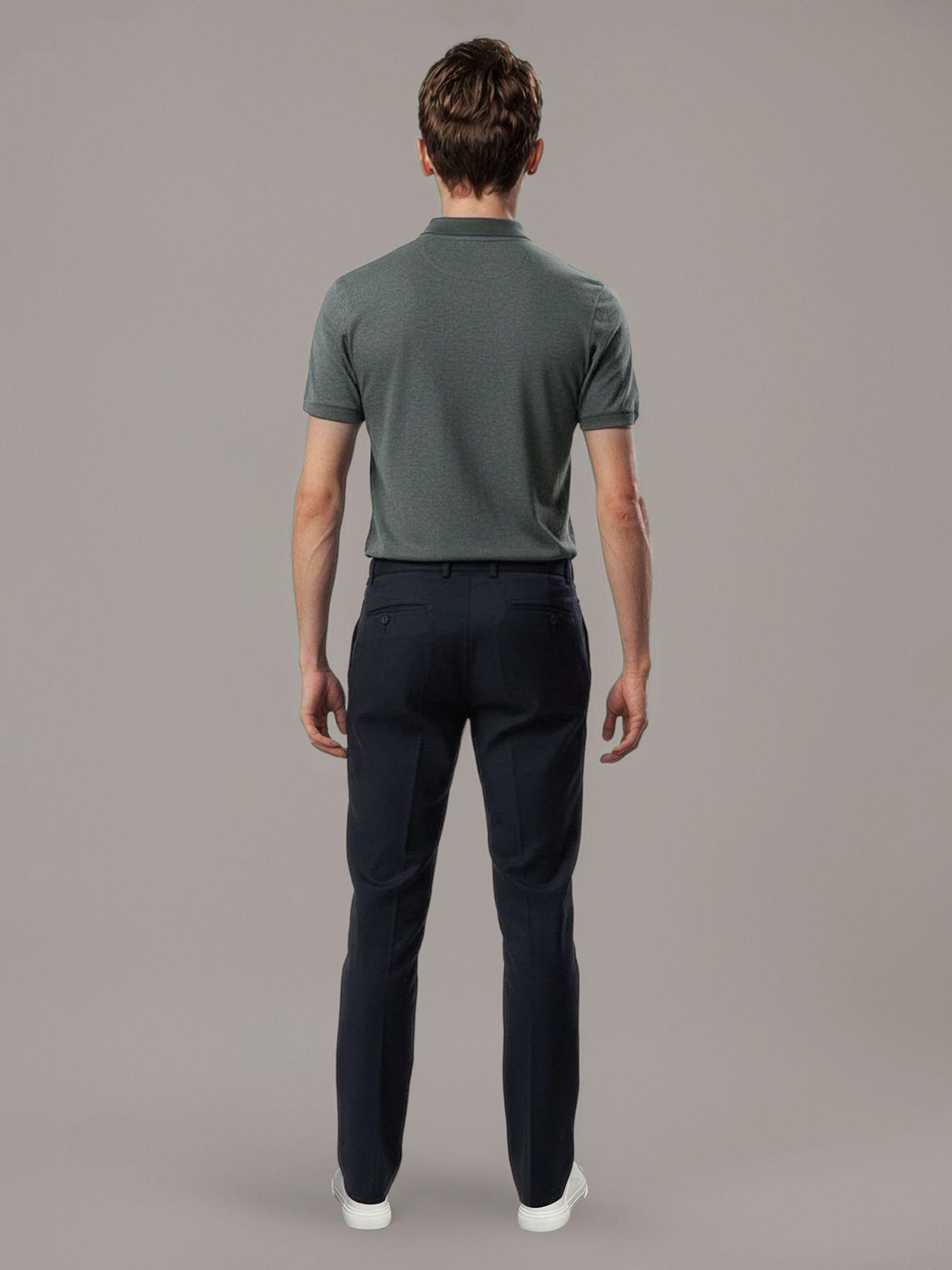 Polo Jacquard con Micro Logo Gris Calvin Klein-2