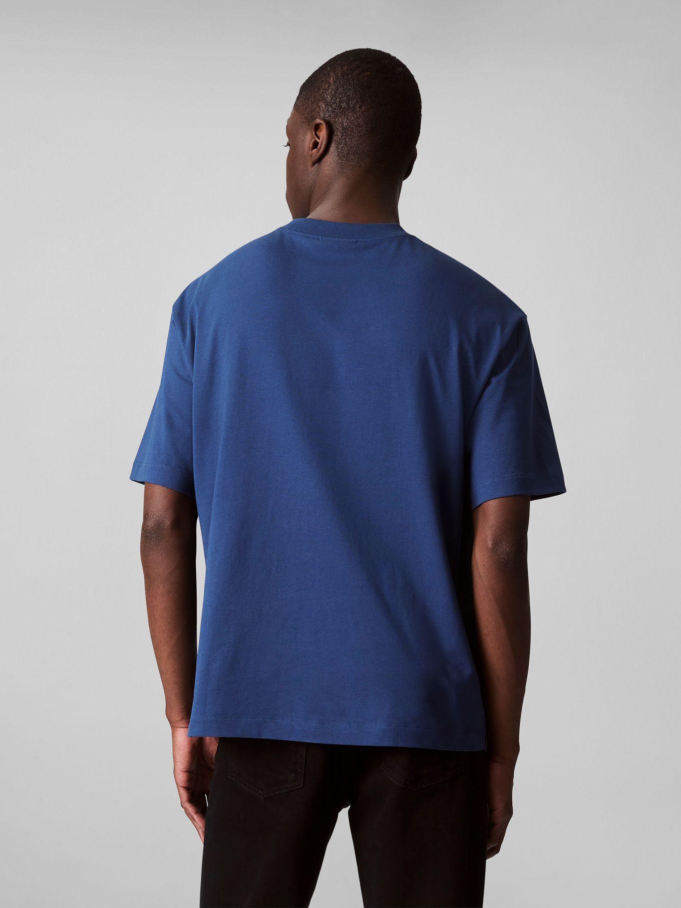 Polera Relaxed con Monograma Archive Azul Calvin Klein-2