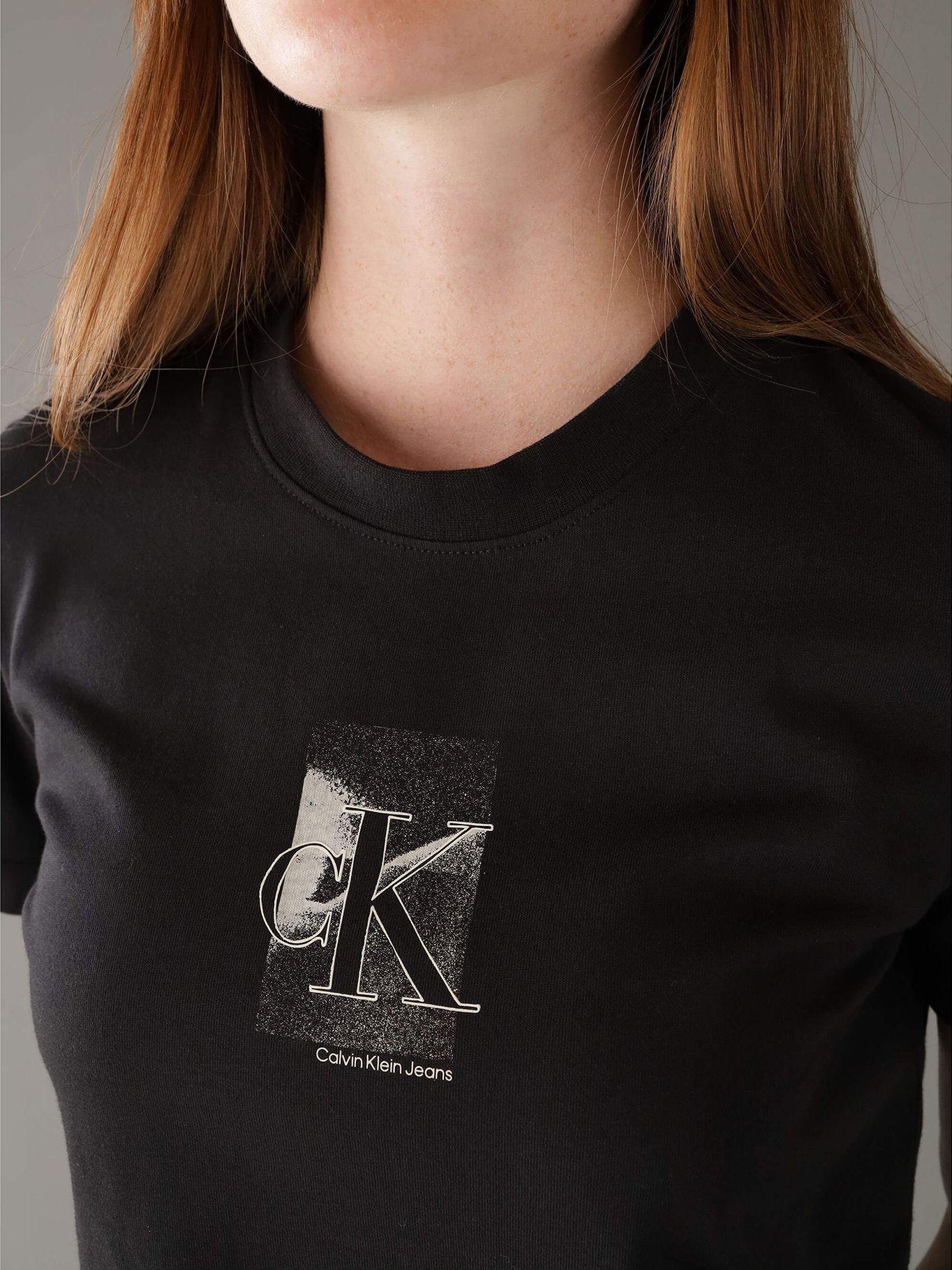 Polera Diffused Ck Regular Negro Calvin Klein-3
