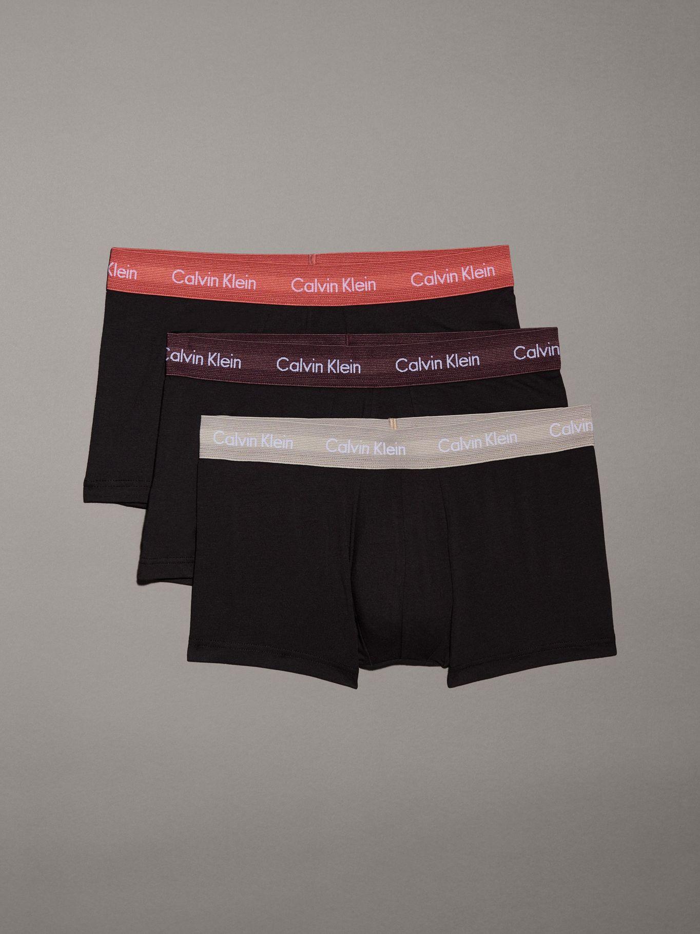 Pack 3 boxer trunk / cotton strech Negro Calvin Klein-0