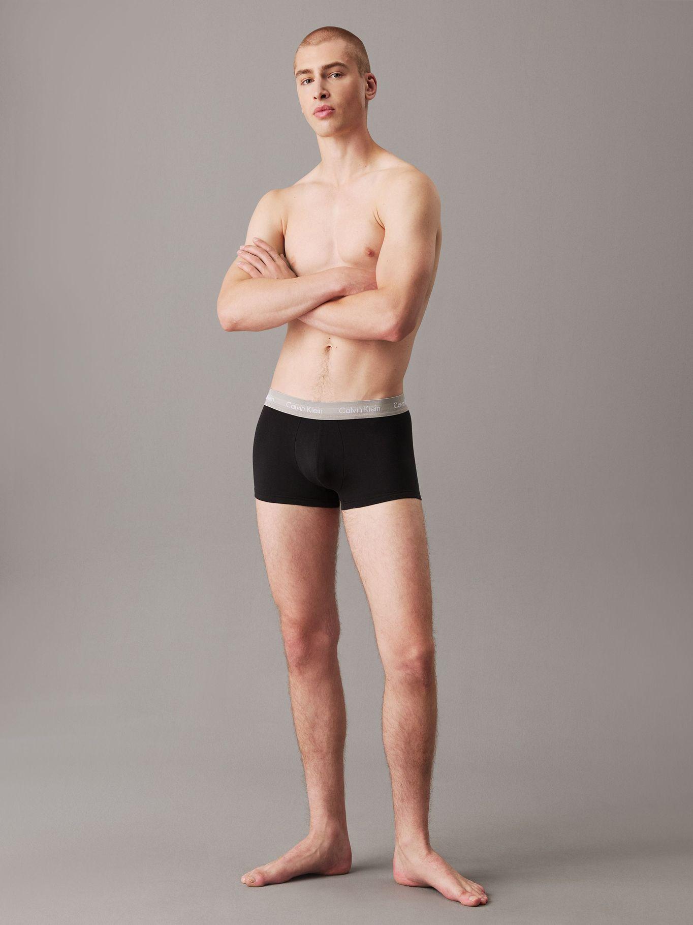 Pack 3 boxer trunk / cotton strech Negro Calvin Klein-2
