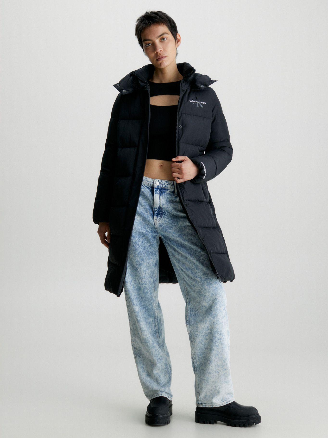 Parka Larga Monologo Non Down Negro-0