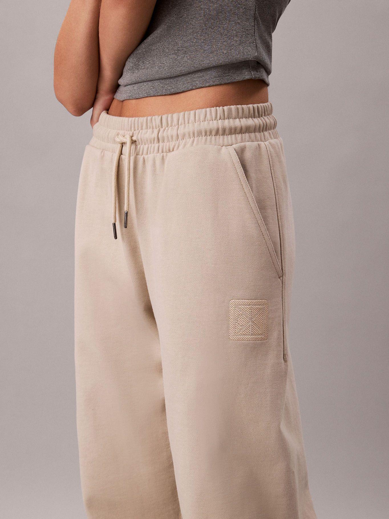 Pantalón De Chándal Holgado Beige Calvin Klein-2
