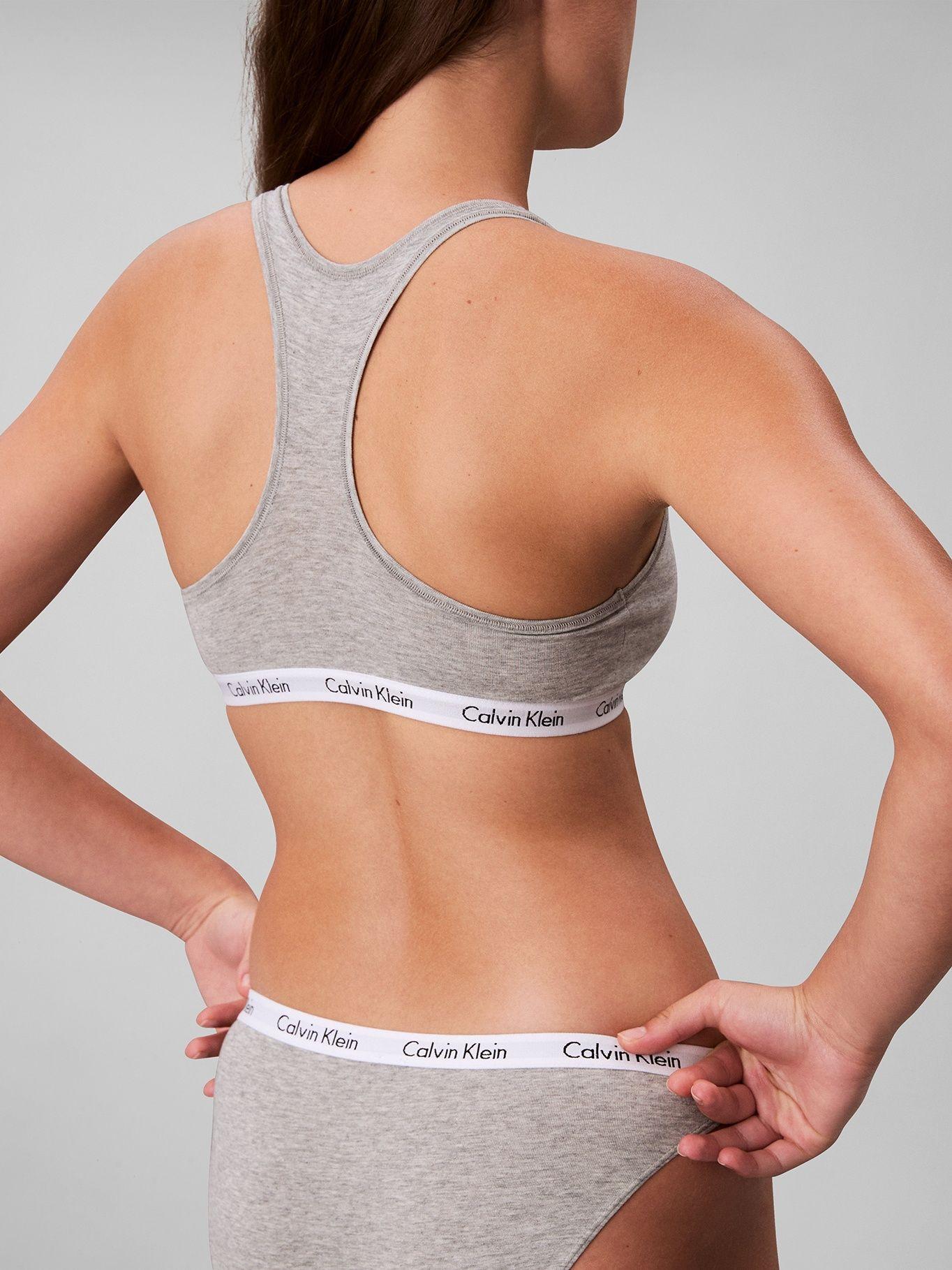 Bralette Lightly Lined Gris Calvin Klein-4