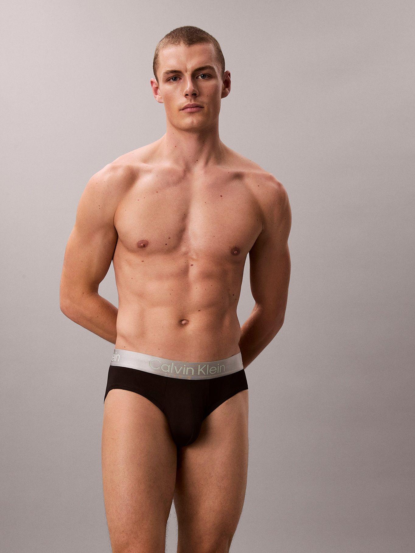 Pack de 3 Slips Brushed Micro Jersey Negro Calvin Klein-1