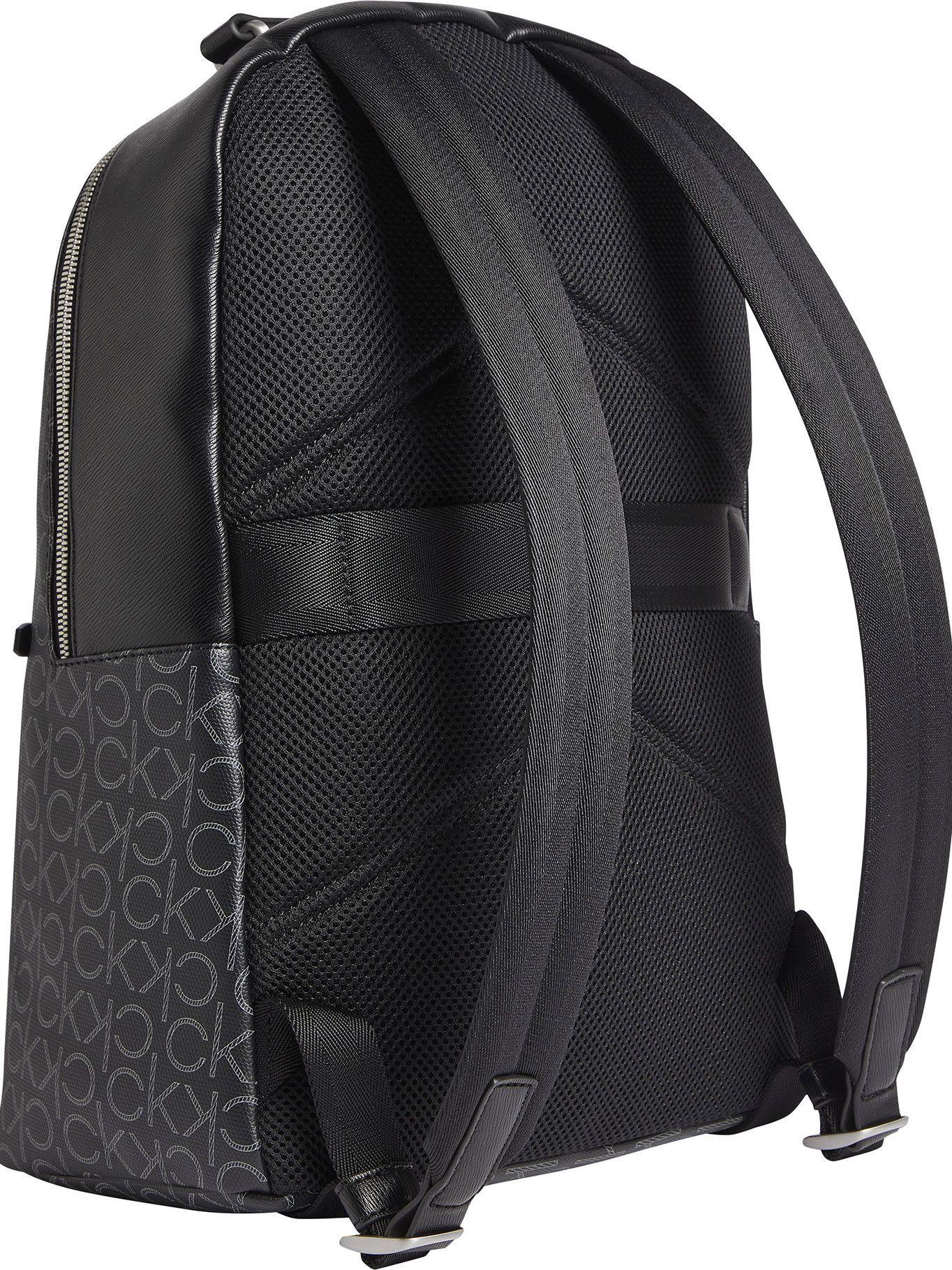 Mochila Minimalism Negro Logo Calvin Klein-1