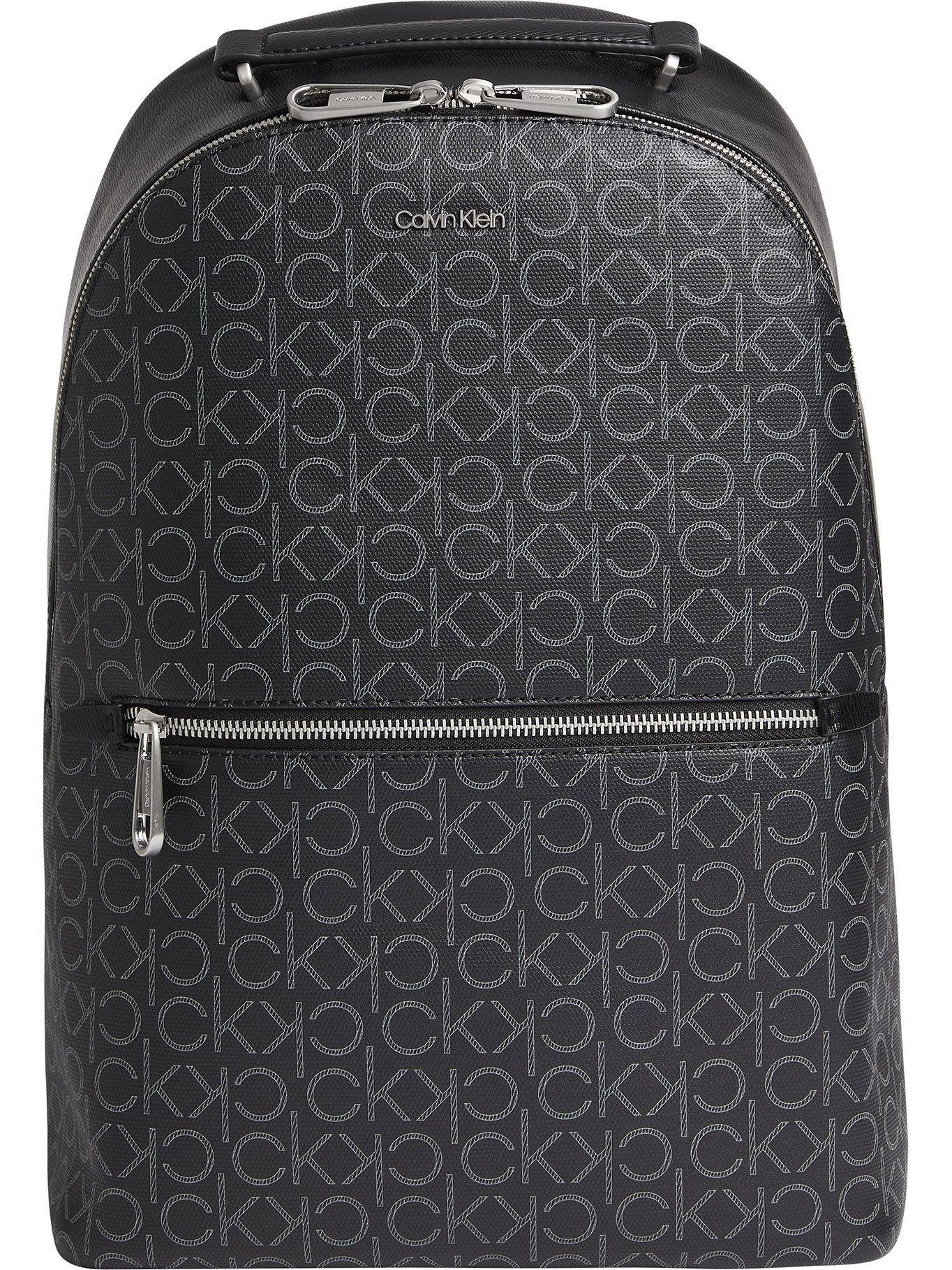 Mochila Minimalism Negro Logo Calvin Klein-0