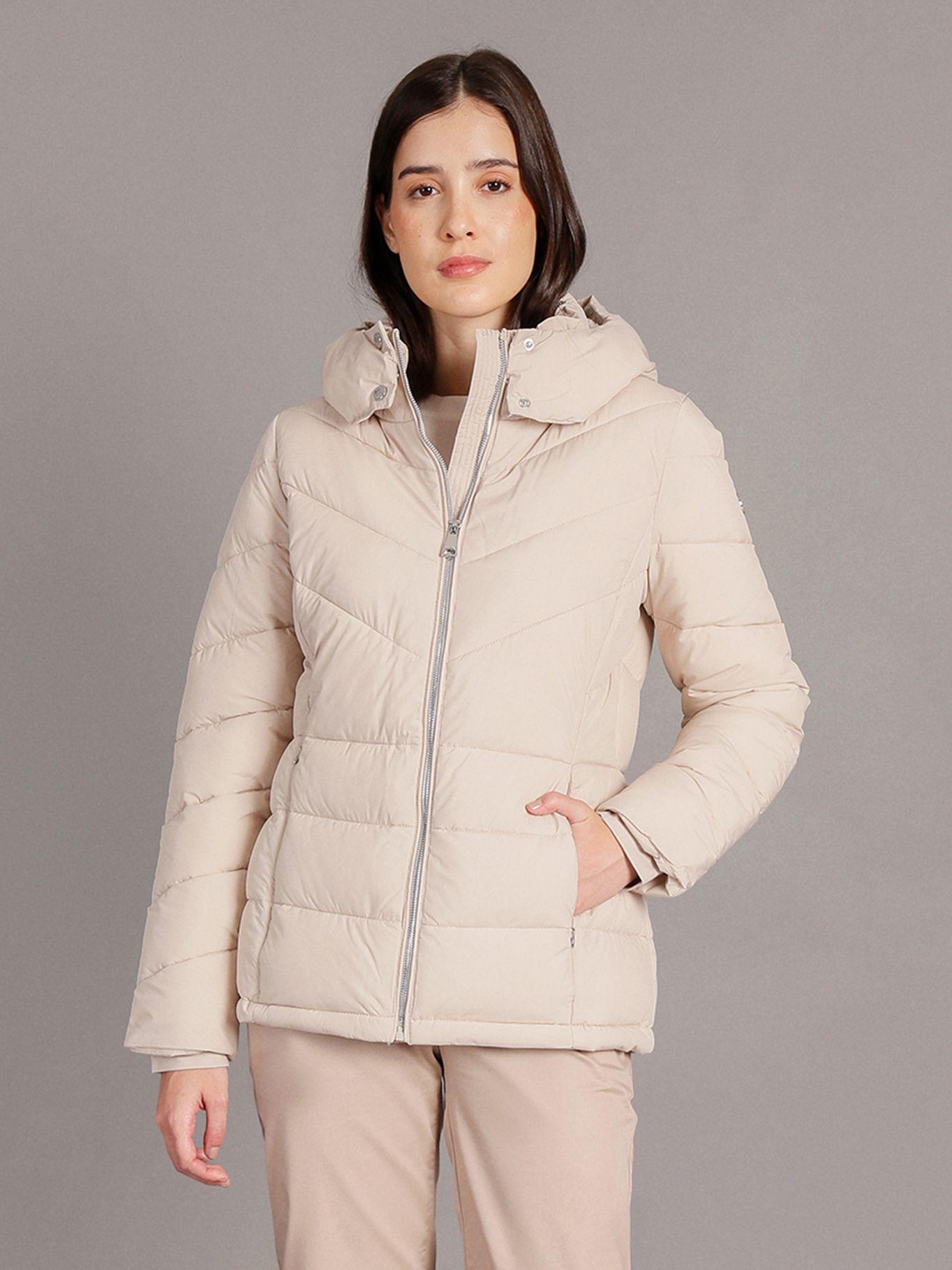 Parka Strech Packable Beige 1IH Calvin Klein-0