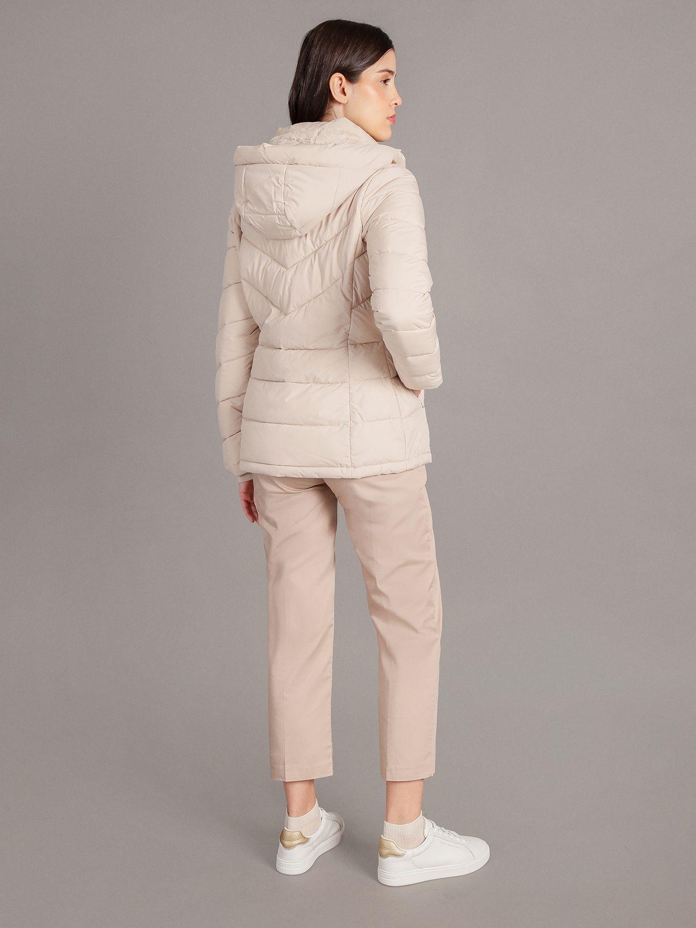Parka Strech Packable Beige 1IH Calvin Klein-2
