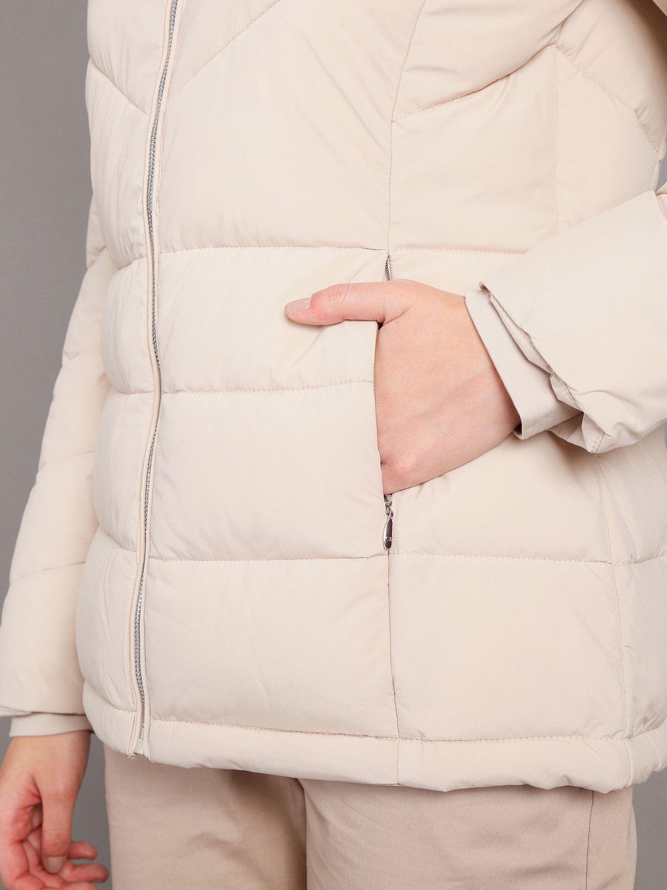 Parka Strech Packable Beige 1IH Calvin Klein-5